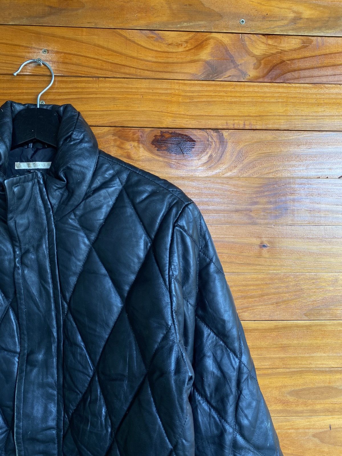 Redmoon Redmoon Quilted Leather Jacket Black Japanese Leather Size US S / EU 44-46 / 1 - 9 Thumbnail