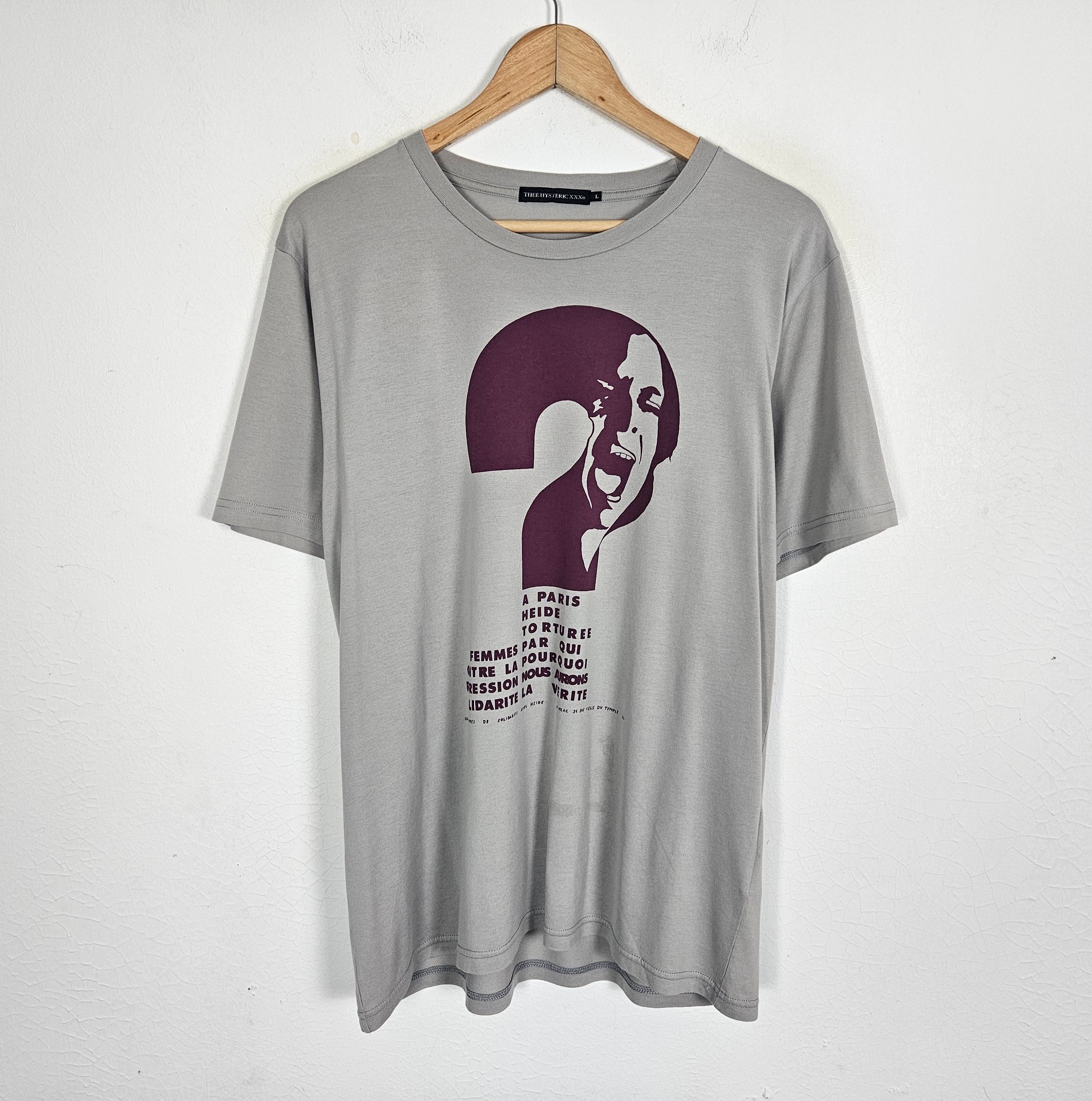 Hysteric Glamour Hysteric Glamour A Paris torture tee shirt Size US L / EU 52-54 / 3 - 3 Thumbnail
