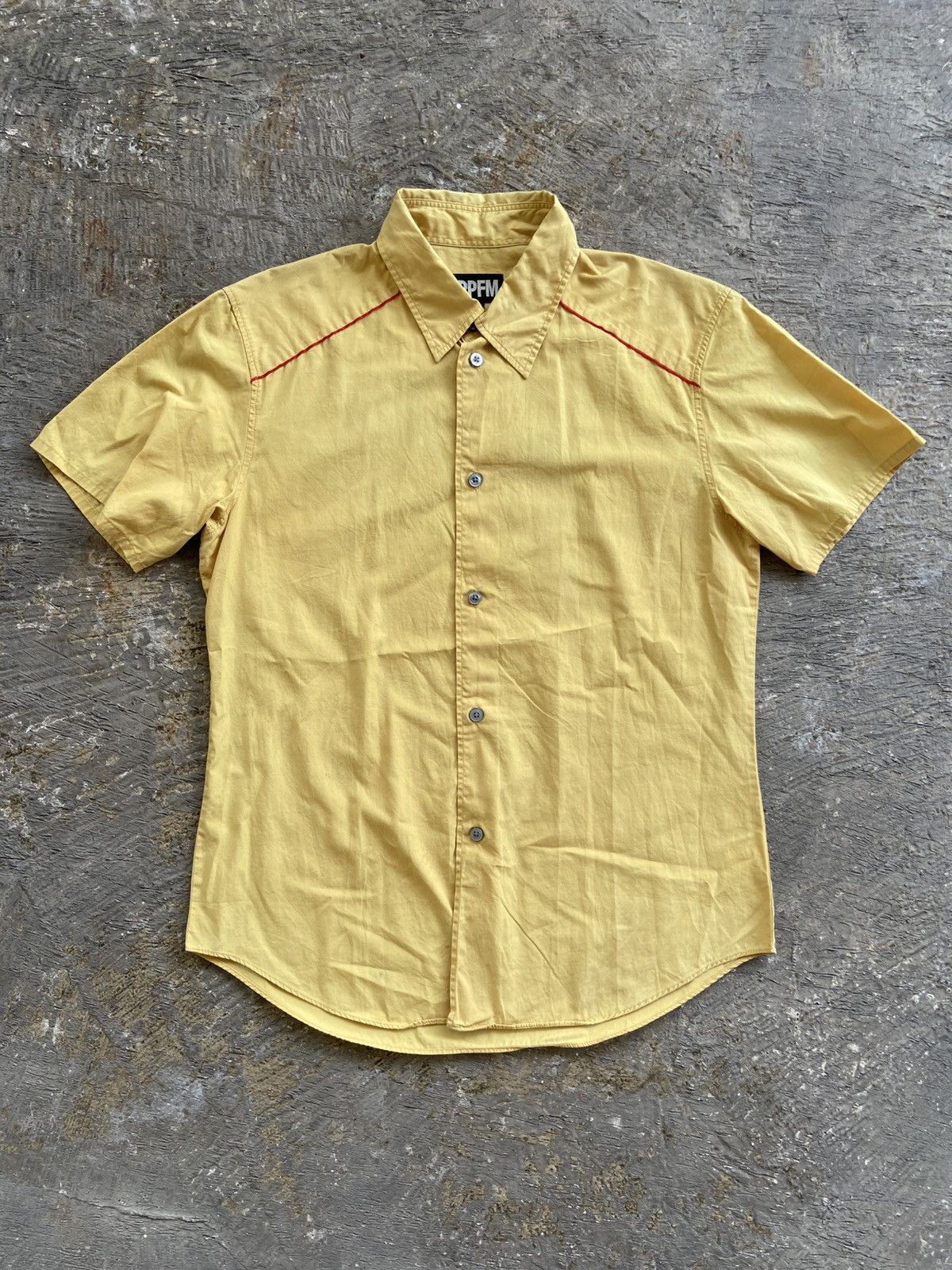 Japanese Brand 2000s PPFM - Bowling Style Button Shirt Size US M / EU 48-50 / 2 - 1 Thumbnail