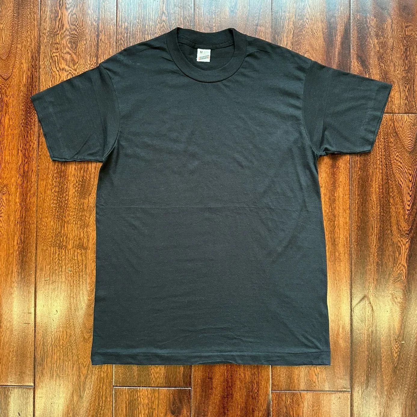 Vintage 80s Black Faded Blank Tee