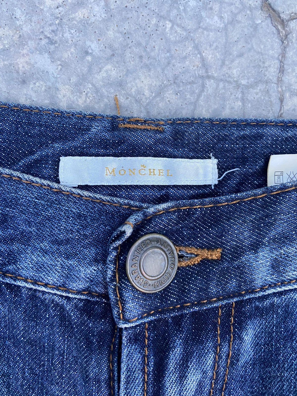 Japanese Brand Monchel jeans distressed Size US 40 / EU 56 - 5 Thumbnail