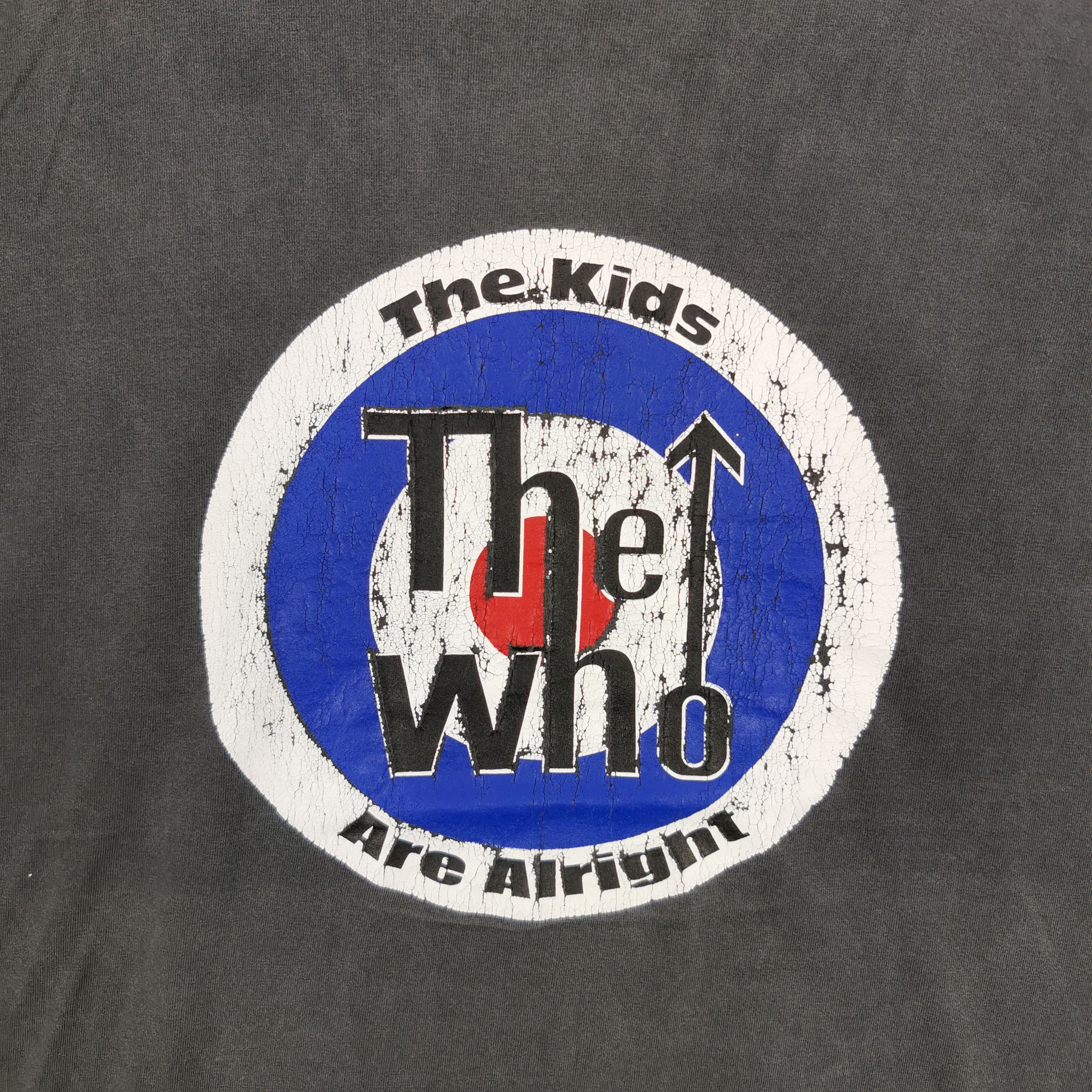 Band Tees × Vintage Vintage 90s The Who T-Shirt Brit Rock Band Crewneck Tee Size US L / EU 52-54 / 3 - 3 Thumbnail