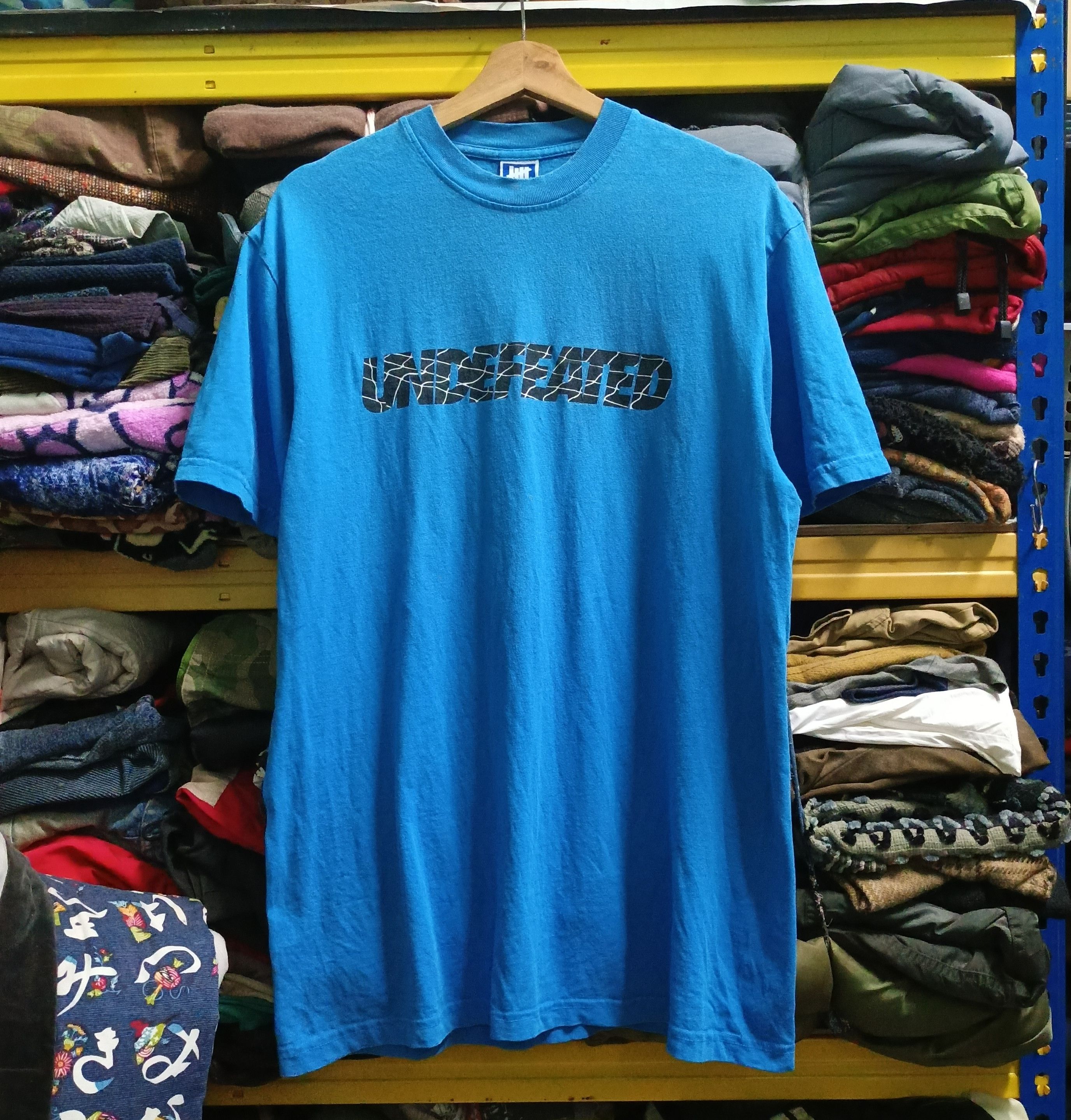 Undefeated UNDEFEATED Logo Blue T Shirts Size US M / EU 48-50 / 2 - 1 Thumbnail
