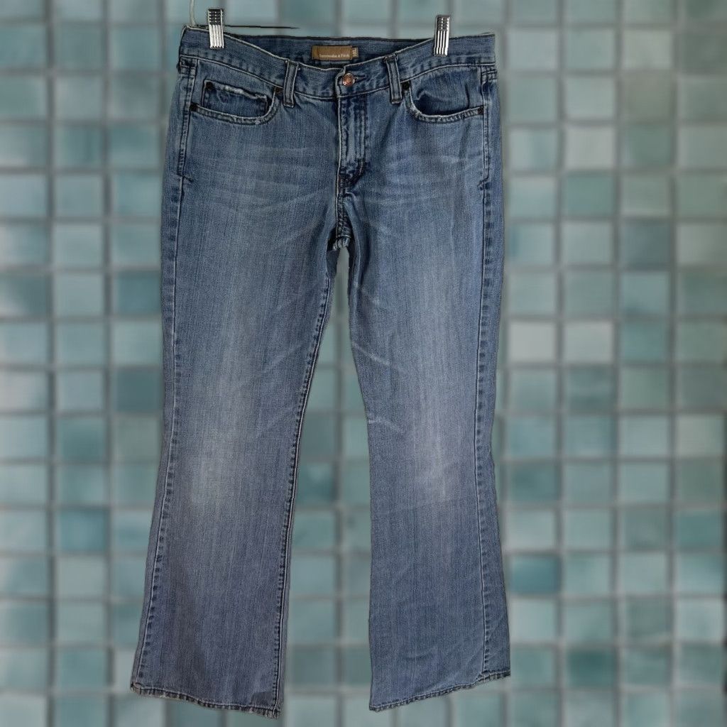 Abercrombie & Fitch Abercrombie & Fitch Womens Casual Regular Bootcut Blue Jeans Size 10 L 34X33 Size 32" / US 10 / IT 46 - 1 Thumbnail