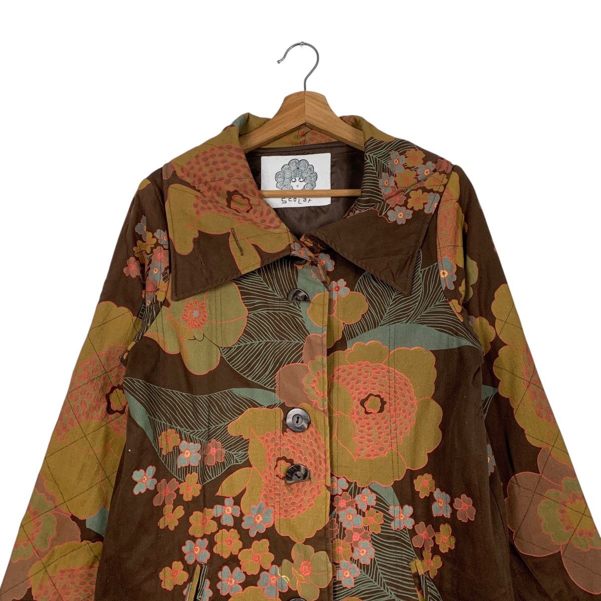 Japanese Brand Japanese Brand Scolar Fullprint Flower Motive Coat Size M / US 6-8 / IT 42-44 - 2 Thumbnail