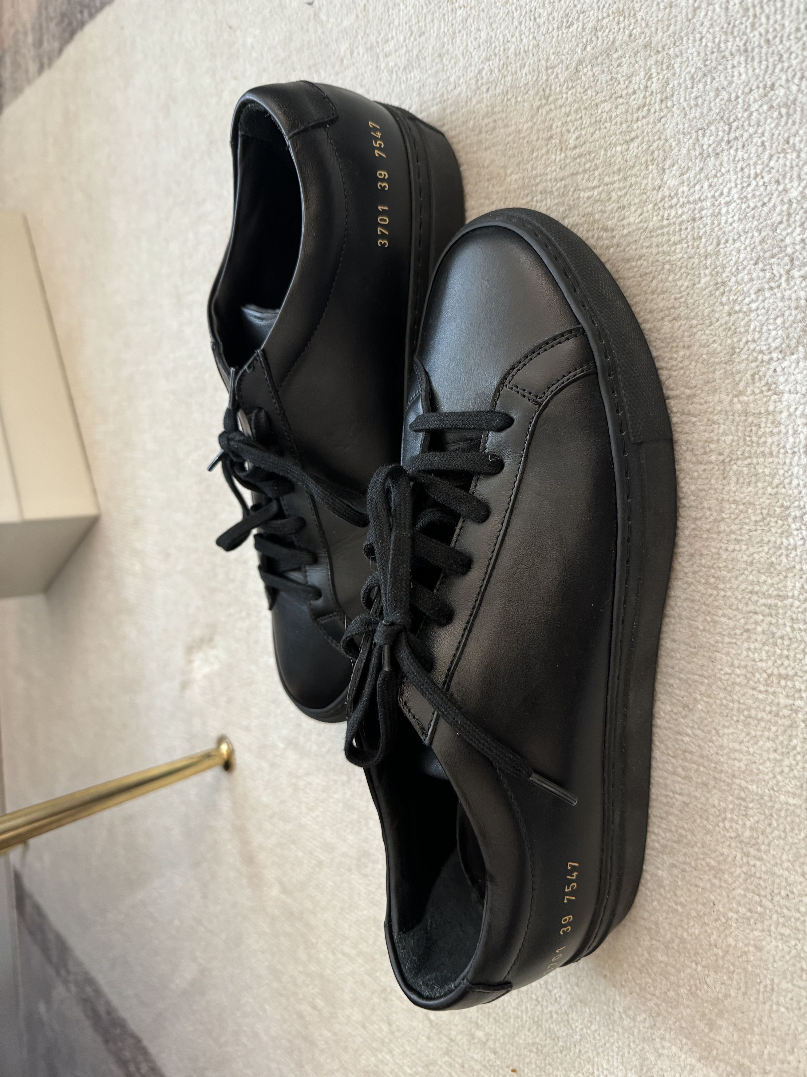 Common Projects Achilles Low Black Size US 9 / IT 39 - 8 Thumbnail