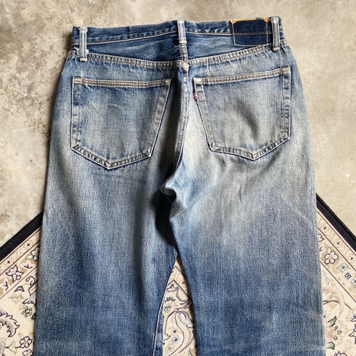 Denime Vintage Denime distressed Selvede Denim Size US 32 / EU 48 - 7 Thumbnail
