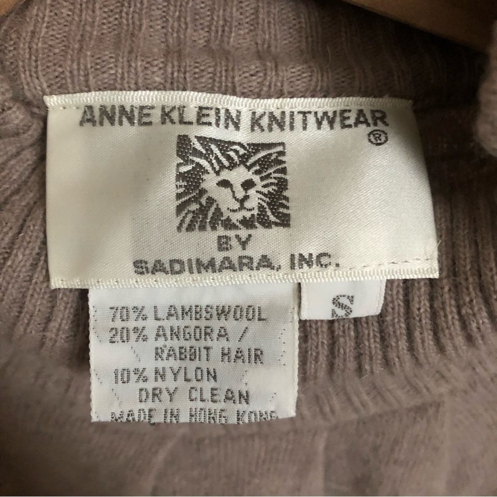 Anne Klein Vintage Anne Klein Wool Blend Button Mock Neck Sweater Size S / US 4 / IT 40 - 4 Thumbnail