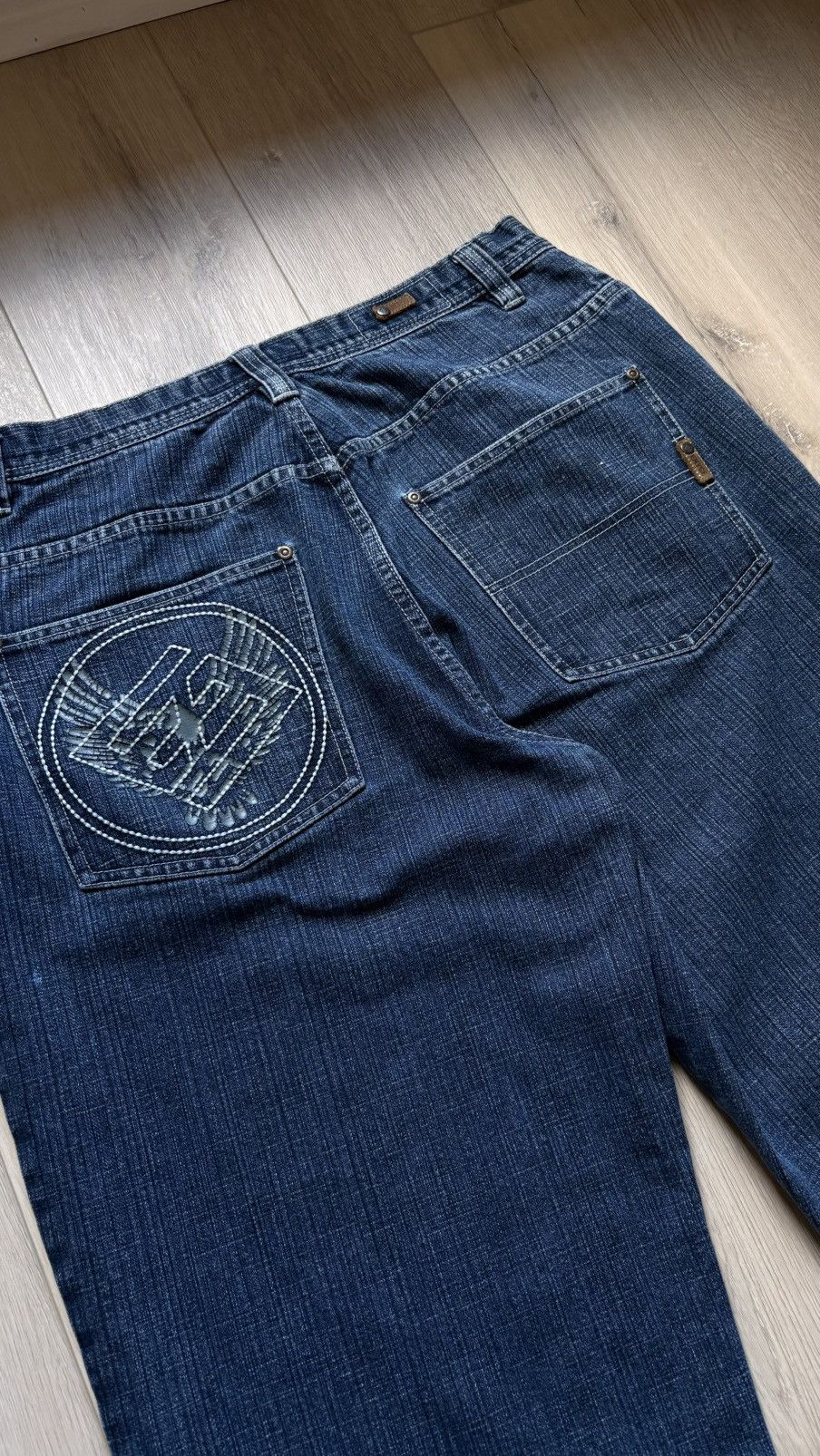 Enyce Y2k baggy enyce jeans with back pocket embroidery Size US 34 / EU 50 - 1 Thumbnail