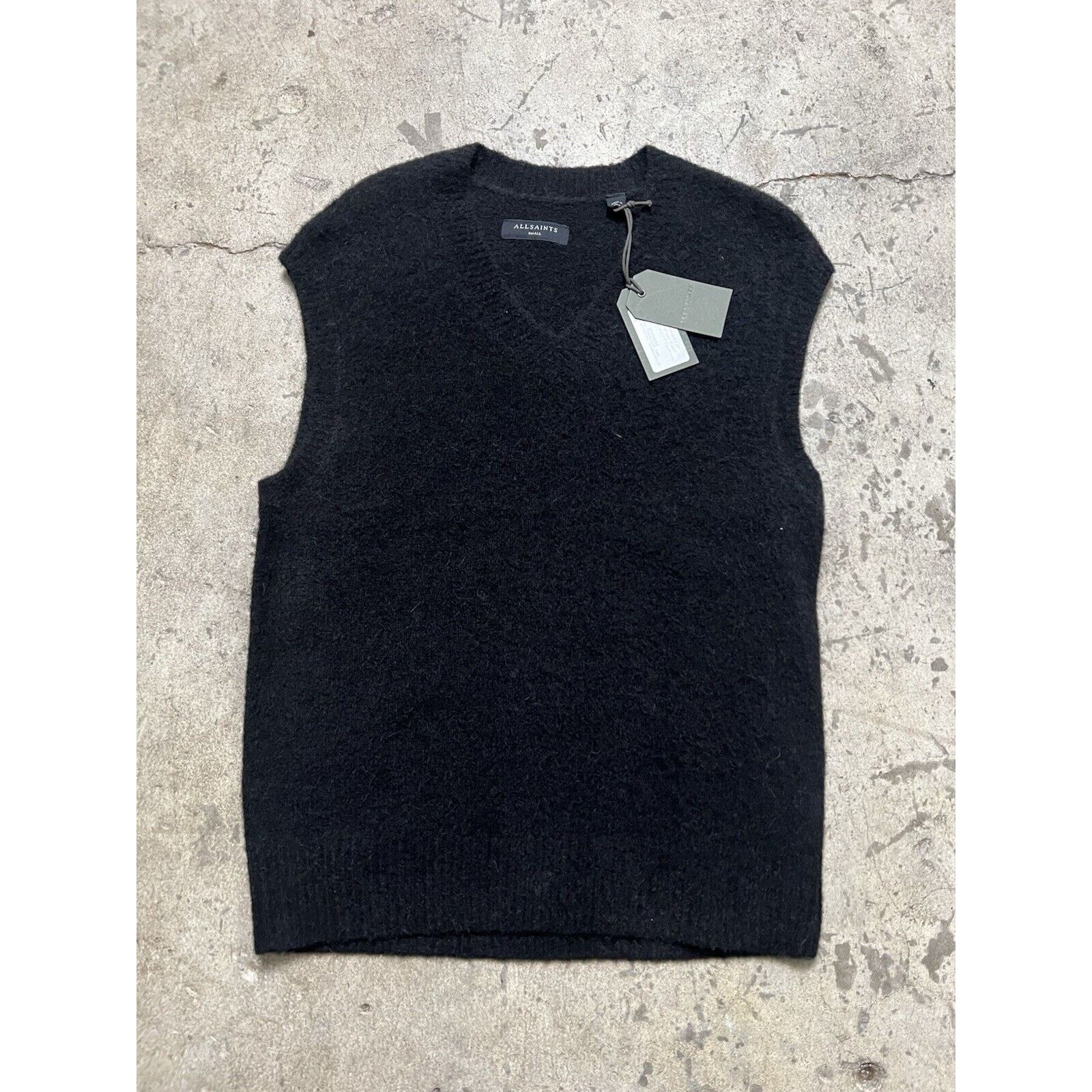 Allsaints NWT All Saints Mens Knitted Bronx Tank Top $219 Alpaca S Size US S / EU 44-46 / 1 - 1 Thumbnail
