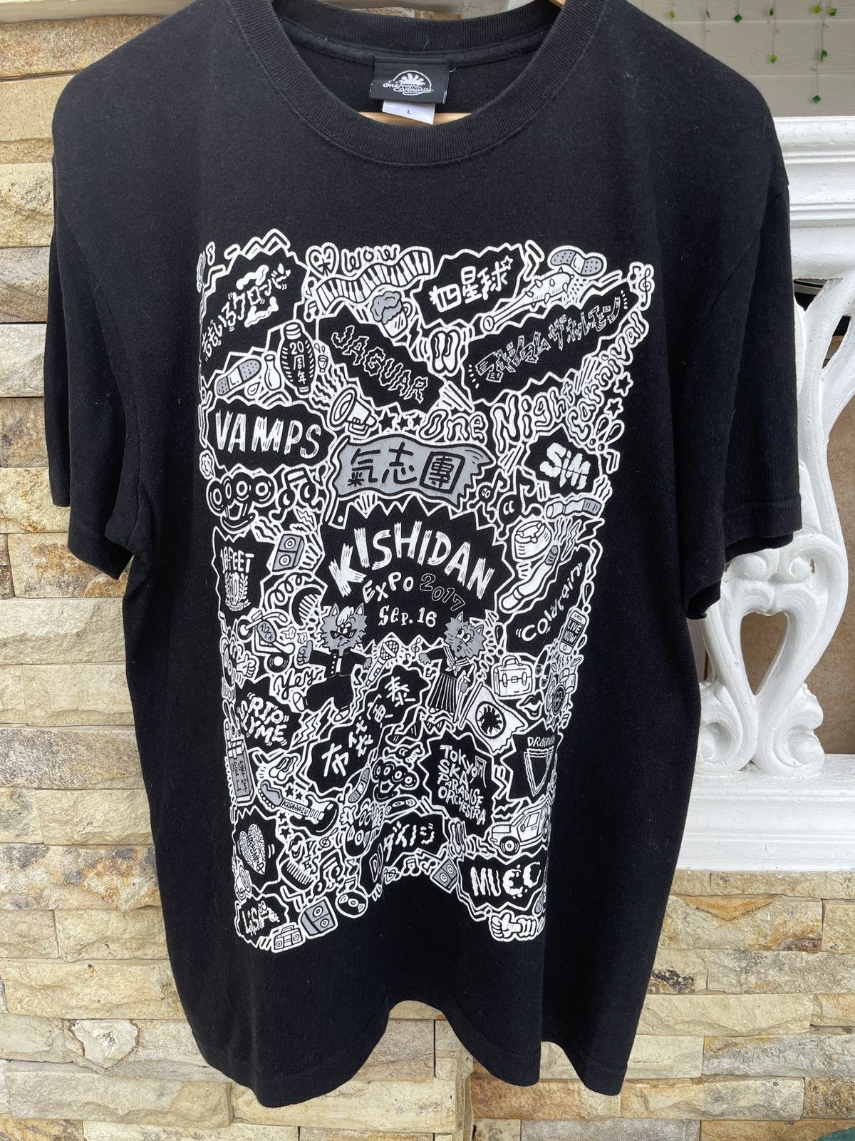 Band Tees Rare🔥Vintage KISHIDAN Japanese Rock Band T Shirt Size US L / EU 52-54 / 3 - 3 Thumbnail