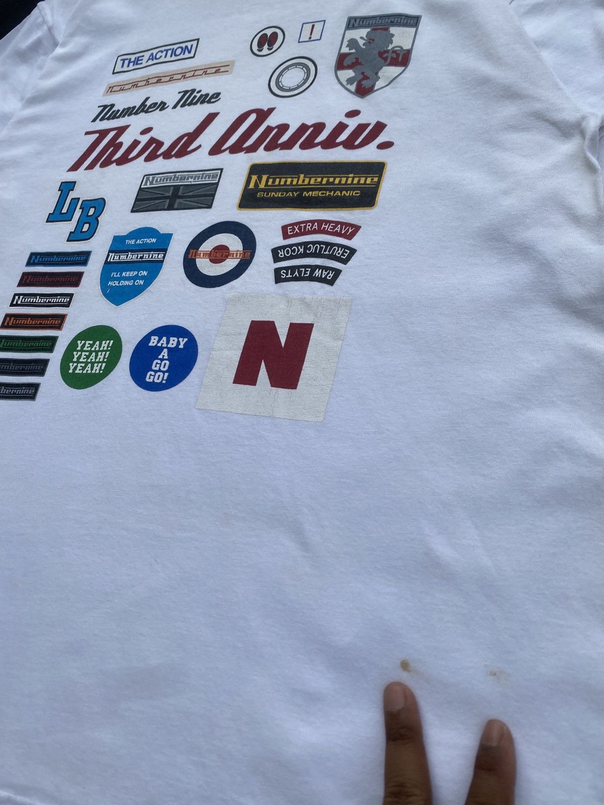 Number (N)ine Rare Takahiromiyshita Number Nine Third Anniversary Tshirt Size US S / EU 44-46 / 1 - 18 Thumbnail
