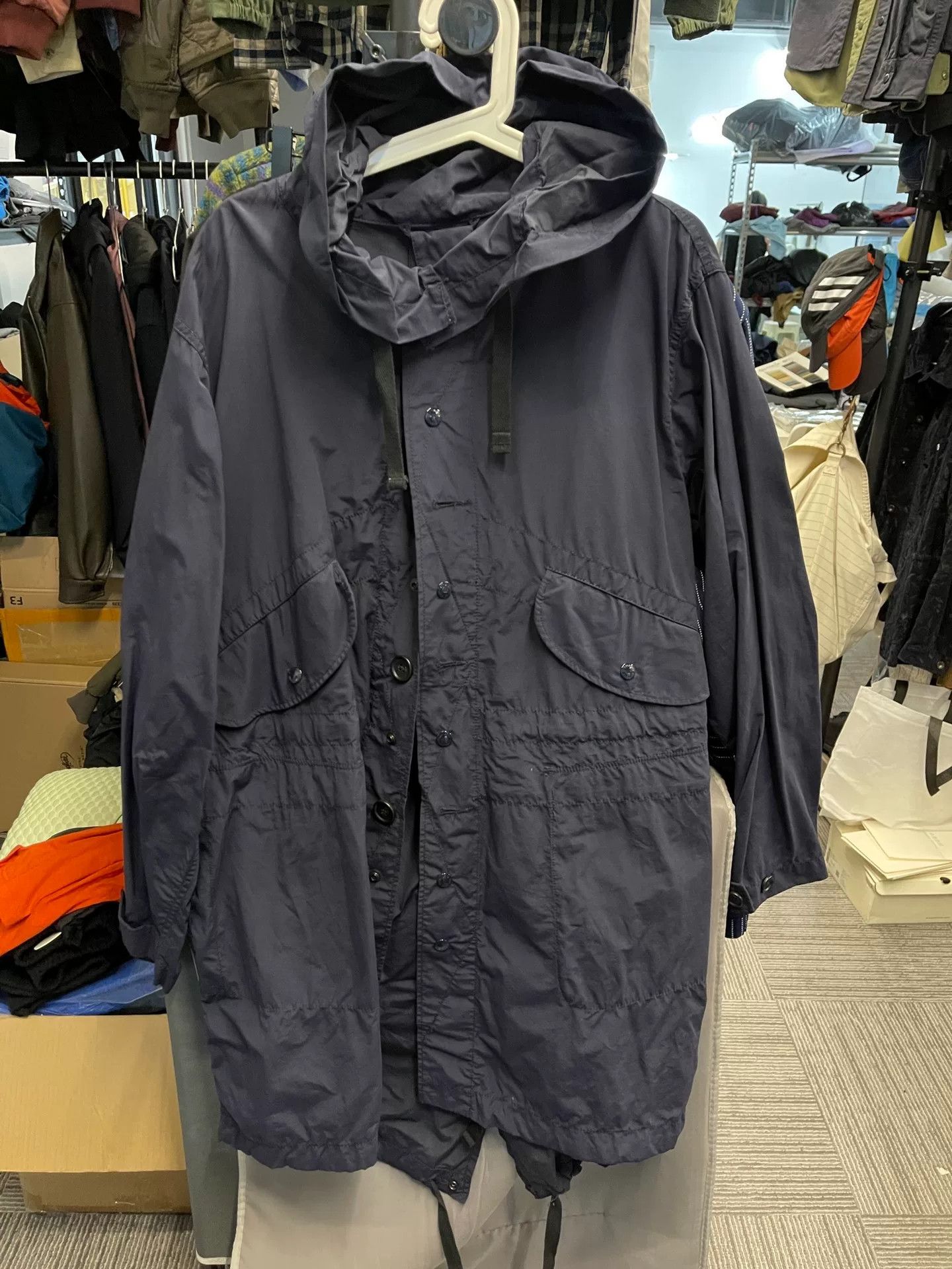 Engineered Garments Engineered Garments Hooded Cotton-Nylon Trench Size US M / EU 48-50 / 2 - 1 Thumbnail