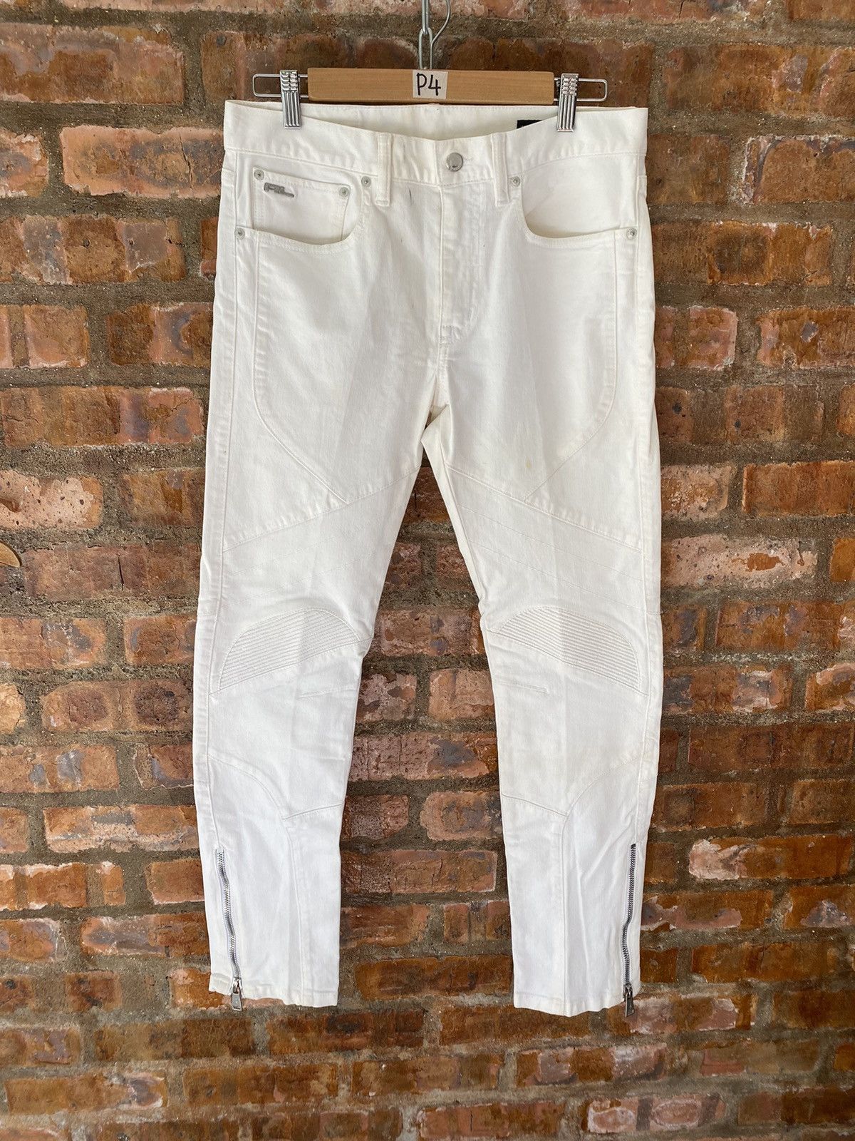 Polo Ralph Lauren 2000s Ralph Lauren Racing biker pants Size US 31 - 2 Thumbnail
