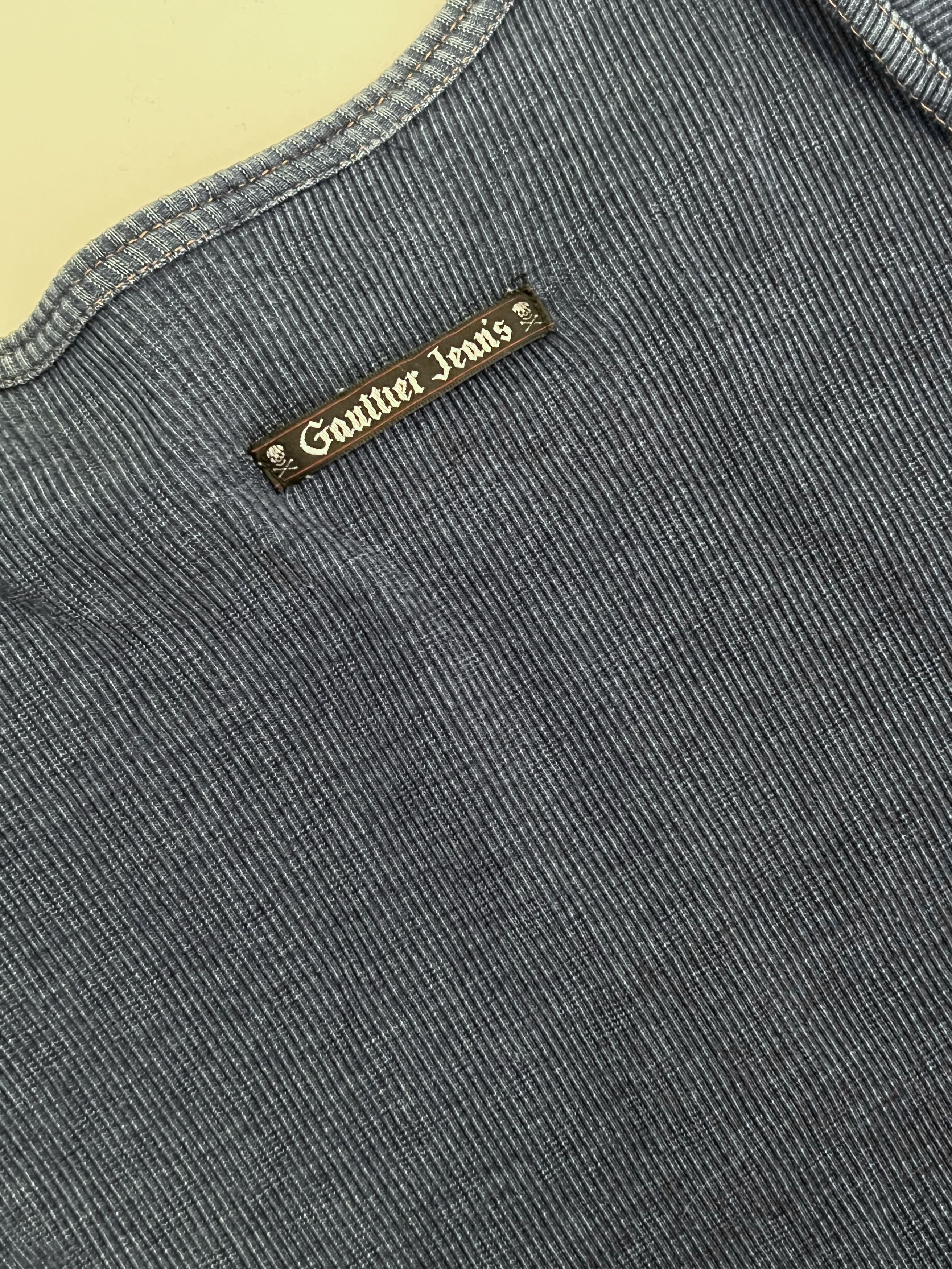 Jean Paul Gaultier JPG long sleeve denim patch shirt Size US M / EU 48-50 / 2 - 4 Thumbnail