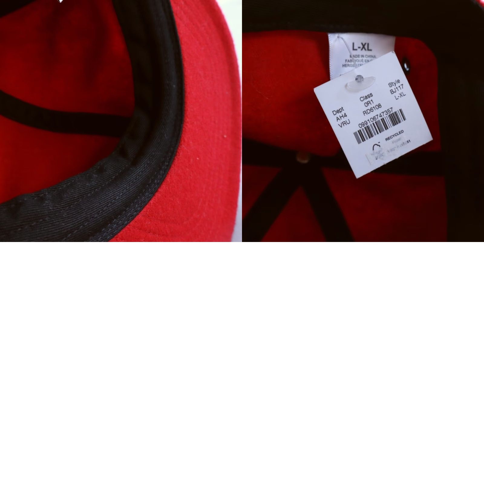 J.Crew J. Crew Wool Red Woven Baseball Fitted Hat Men's L/XL Size ONE SIZE - 8 Thumbnail