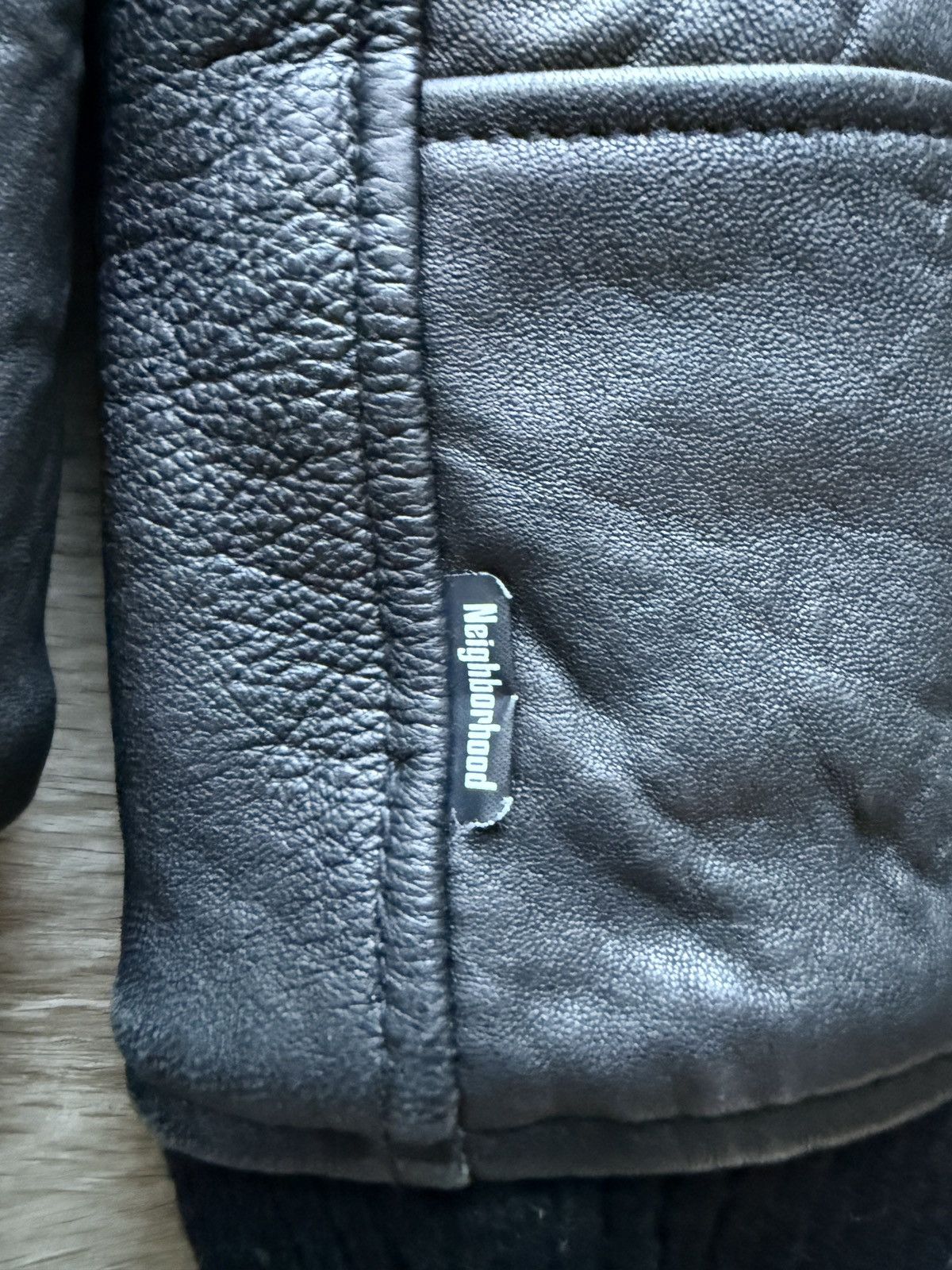 Neighborhood Black Tomahawk Leather Jacket Size US XL / EU 56 / 4 - 8 Thumbnail