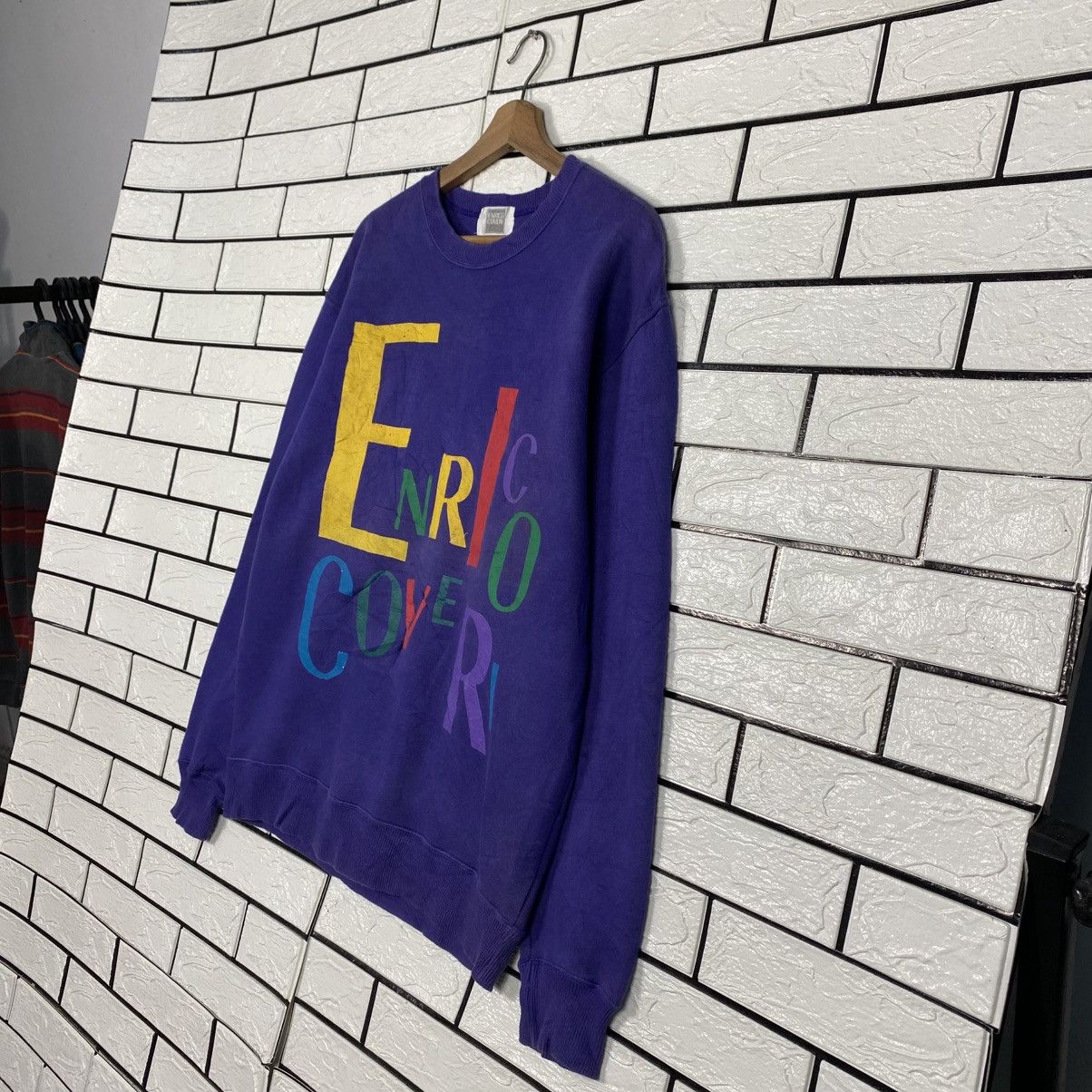 Enrico Coveri 📌Vintage Sweatshirt Crewneck Enrico Coveri Embroidery Size US L / EU 52-54 / 3 - 3 Thumbnail