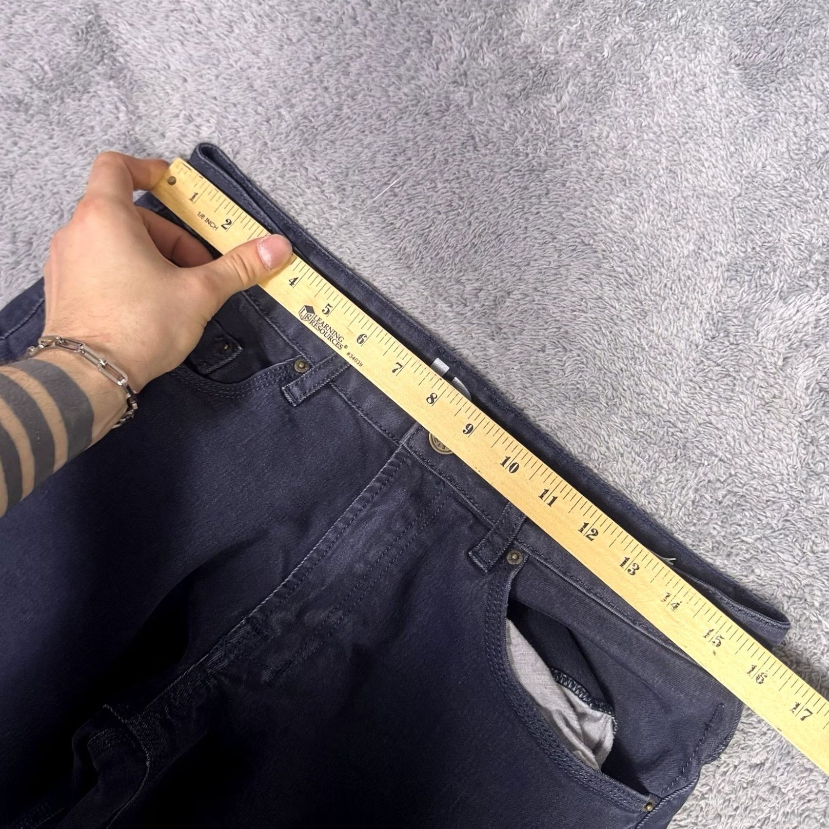 Denime Bulletprufe Jeans Mens 32x30 Regular Denim 5 Pocket Pants Navy Work Shirt? Size US 32 / EU 48 - 7 Thumbnail