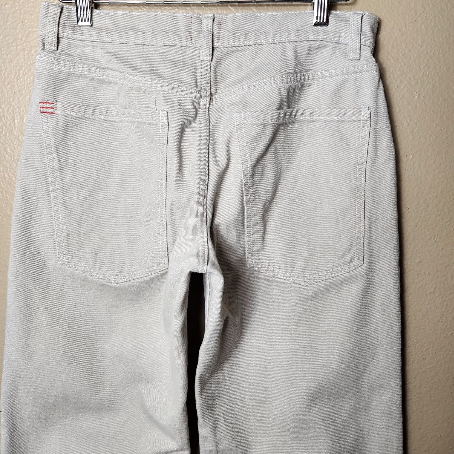 Urban Outfitters Urban Outfitters BDG Womens Beige/Gray High Rise Wide Leg Jeans Size 27 Size 27" / US 4 / IT 40 - 6 Thumbnail