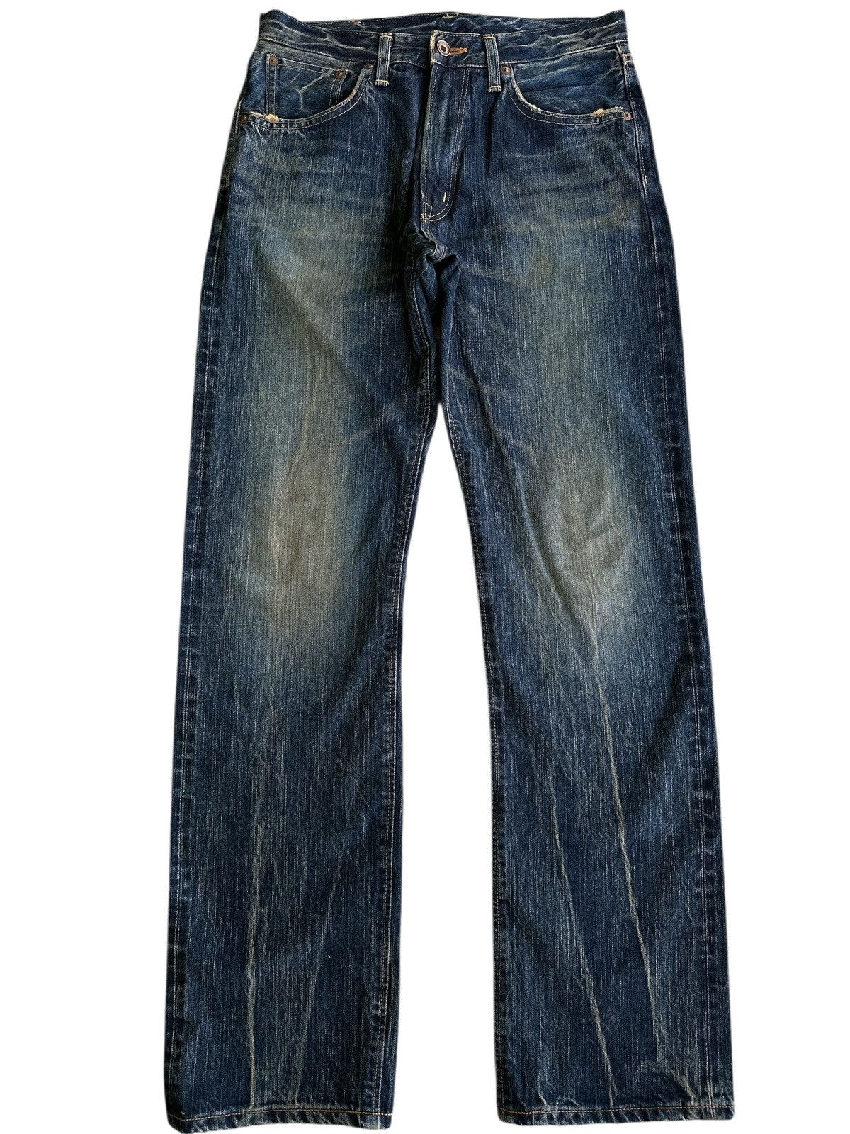 Japanese Brand Vintage Edwin 505ZX Selvedge Denim 💥🎌 Size US 31 - 1 Thumbnail