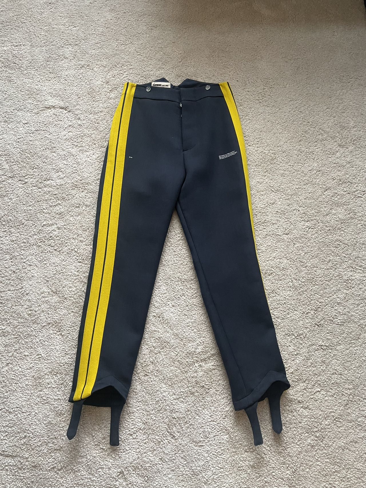 Off-White Off-White Cropped Side Stripe Trousers Size 25" / US 0 / IT 36 - 1 Thumbnail