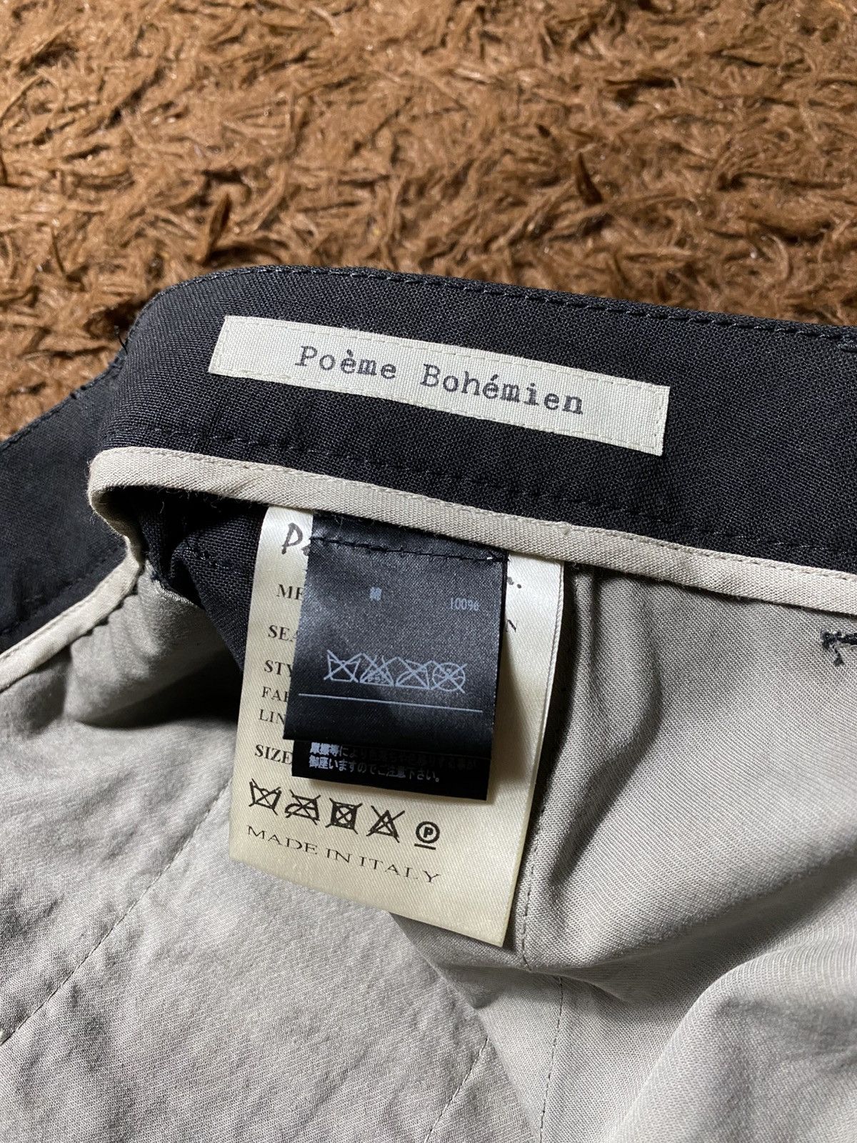Poeme Bohemien POEME BOHEMIEN FW/13-14 DETAILED ANKLE ZIP PANTS Size US 44 / EU 60 - 9 Thumbnail
