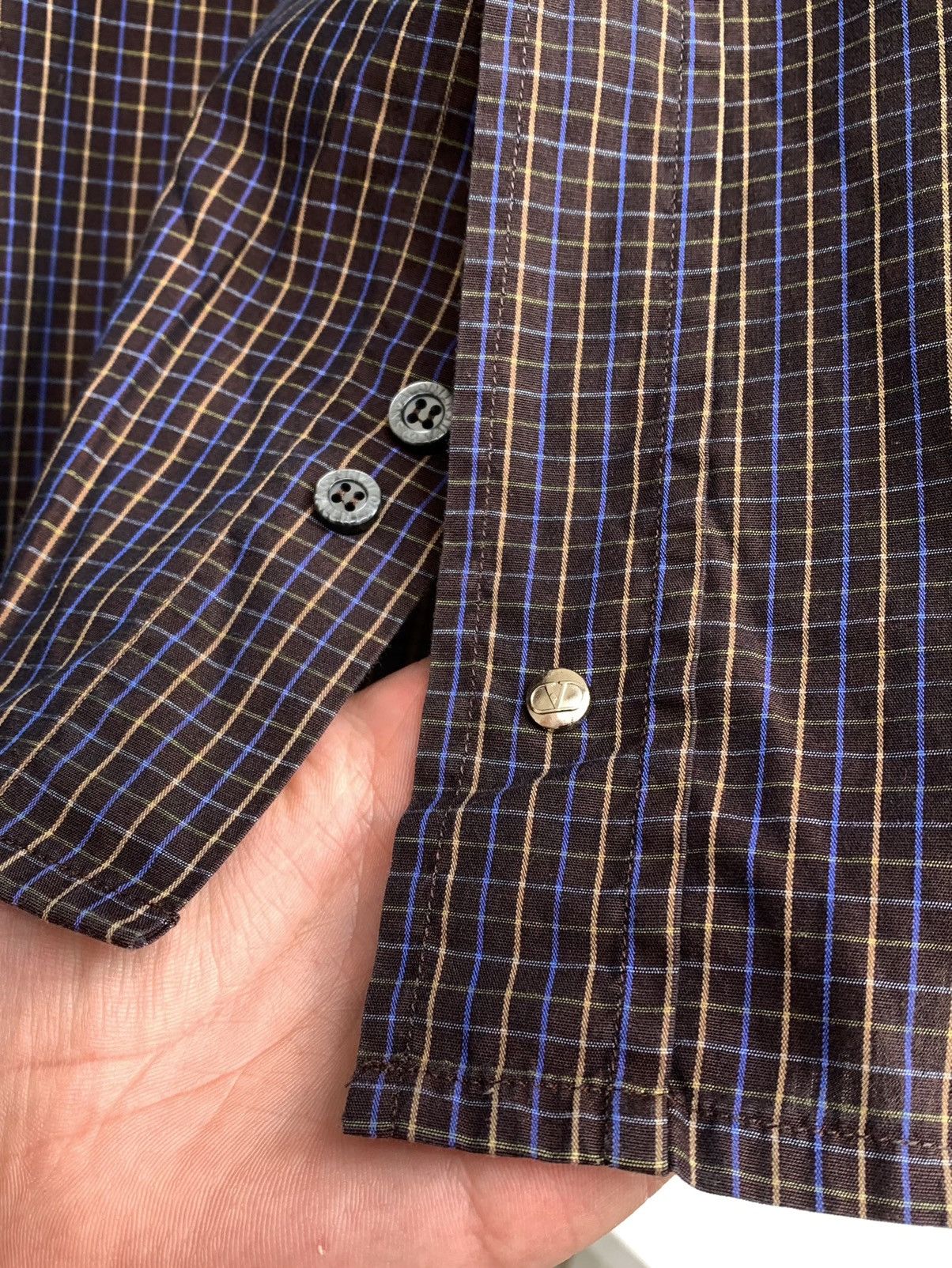 Valentino Valentino Vintage Long Sleeve Button Shirt XL-XXL Size US XL / EU 56 / 4 - 4 Thumbnail