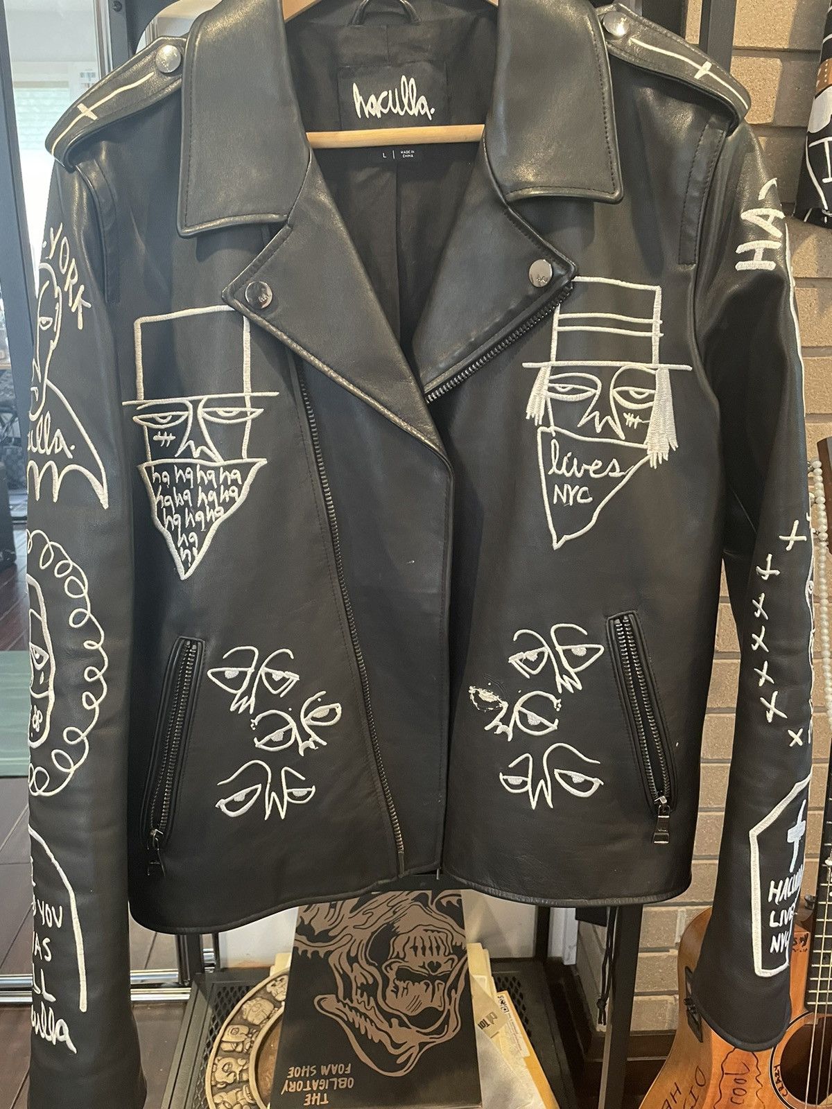 Haculla Leather biker jacket Size US L / EU 52-54 / 3 - 2 Thumbnail