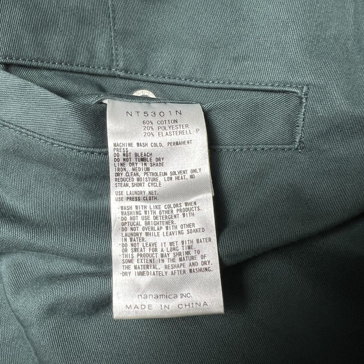 Nanamica × The North Face Purple Label The North Face x Nanamica - Twill Tapered Pants - Sage Green Size US 30 / EU 46 - 13 Thumbnail