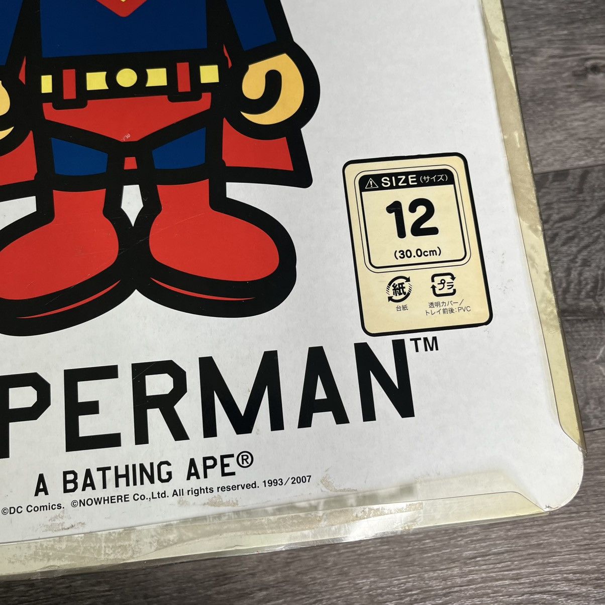 Bape × DC Comics RARE OG 2007 A BATHING APE BAPE DC COMICS SUPERMAN BAPESTAS Size US 12 / EU 45 - 13 Thumbnail