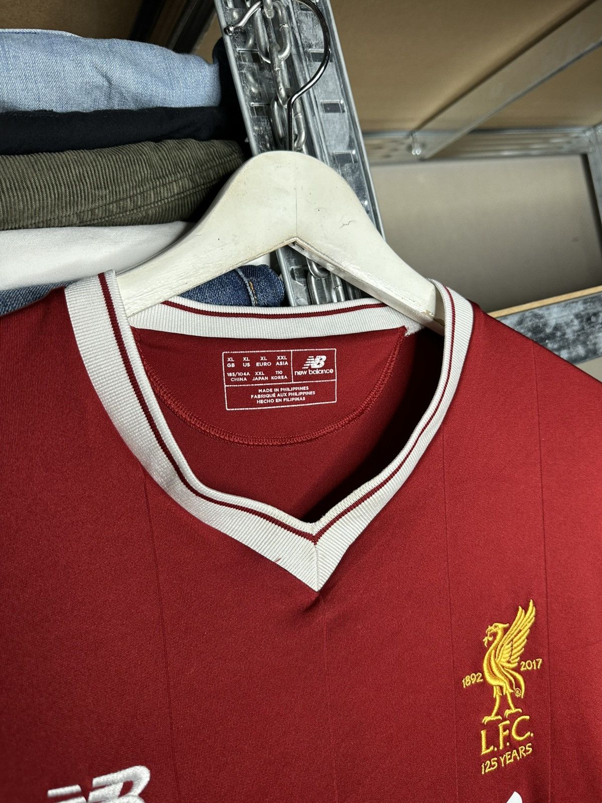 New Balance Liverpool FC 2017-2018 Home Jersey 125 Years "Justice 96" Size US XL / EU 56 / 4 - 6 Thumbnail