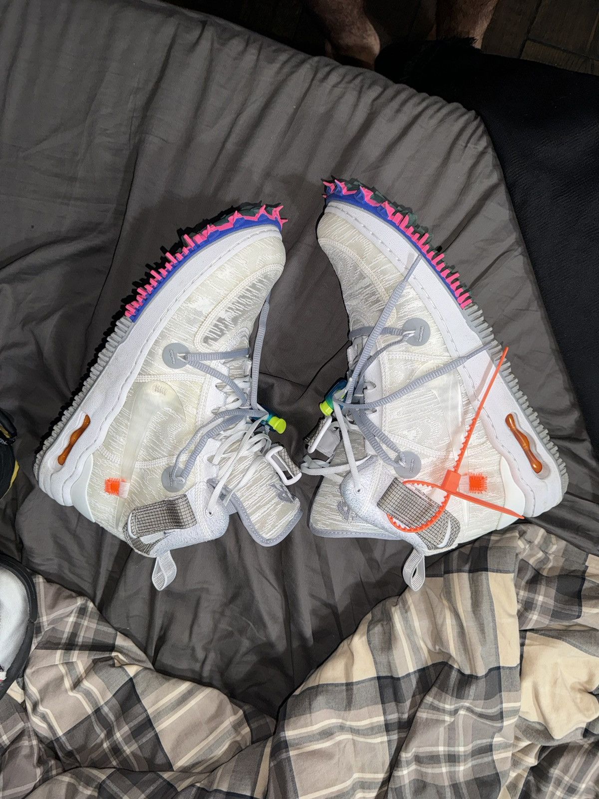 image of Off-White Nike Airforce 1 Mid Shoes, Men's (Size 11)