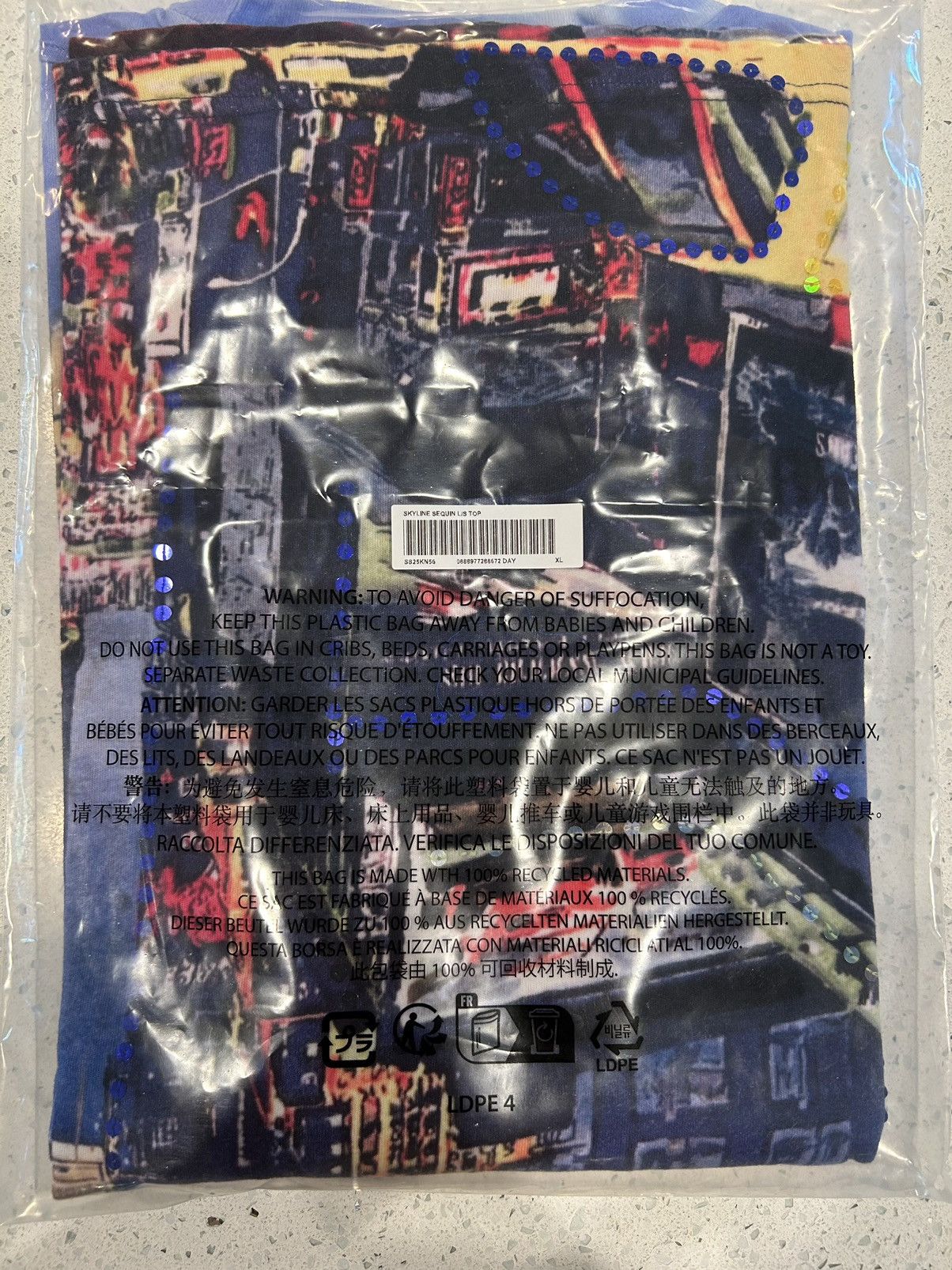 Supreme Supreme Skyline Sequin L/S Top (DAY) Size US XL / EU 56 / 4 - 4 Thumbnail