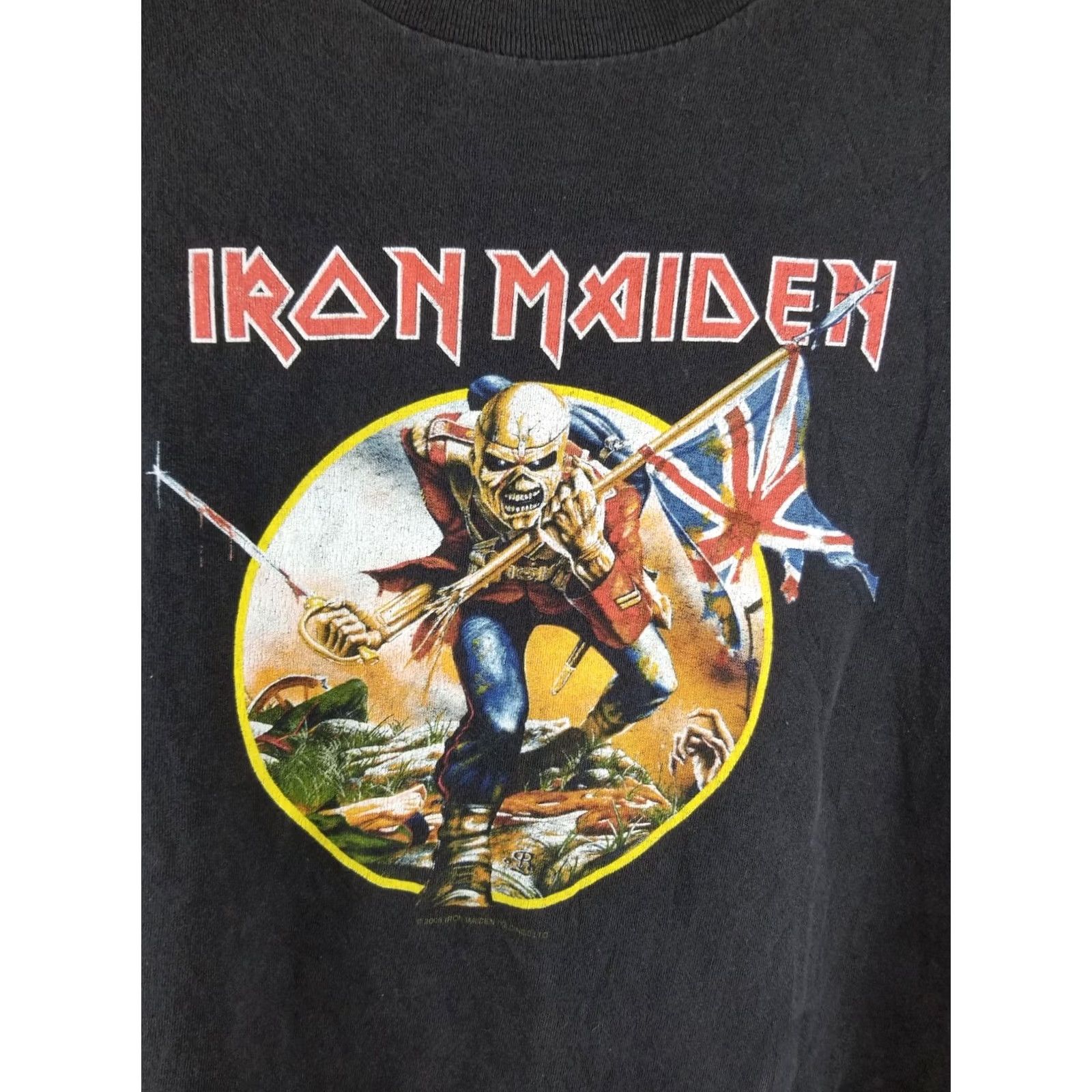 Vintage VINTAGE IRON MAIDEN HEAVY METAL TOUR T-SHIRT 2008 LARGE BLACK Size US L / EU 52-54 / 3 - 2 Thumbnail