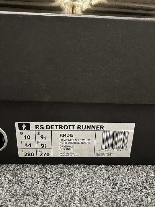 raf simons detroit runner black