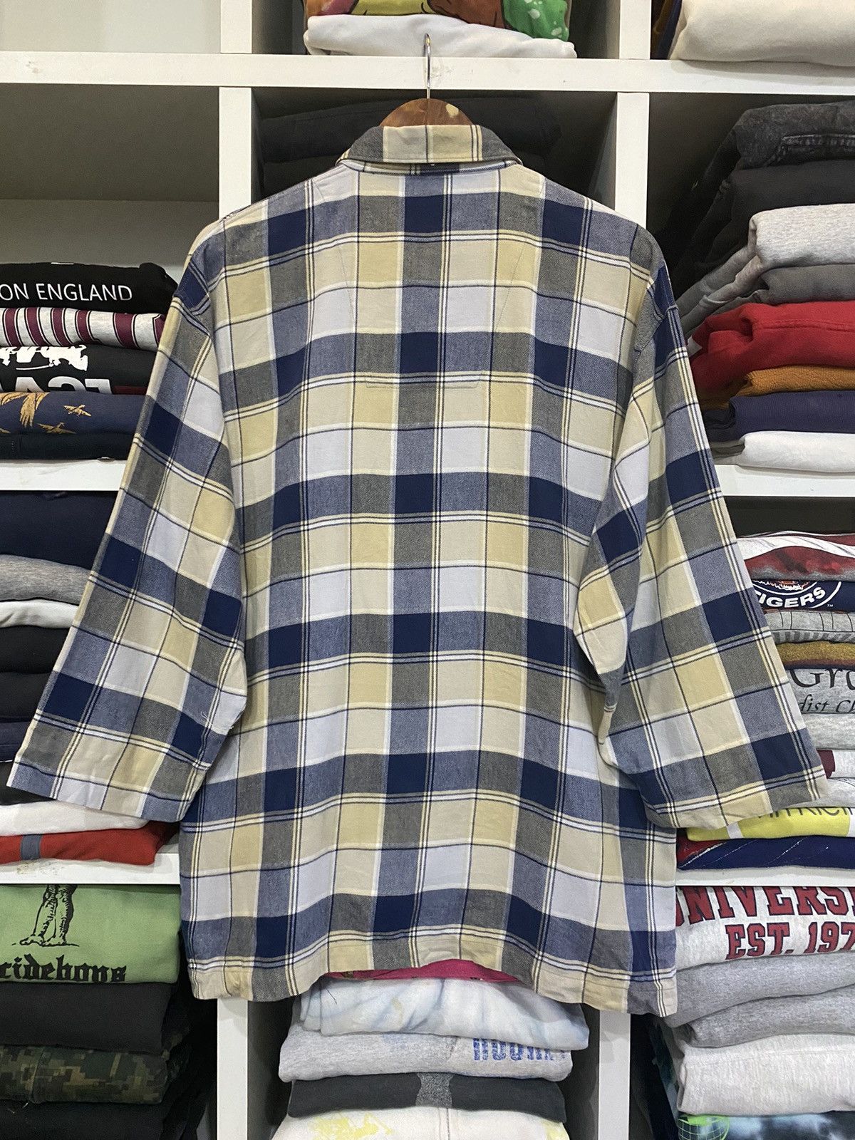 Flannel × Lacoste × Vintage Vintage Chemise Lacoste Nightwear Size US L / EU 52-54 / 3 - 10 Thumbnail