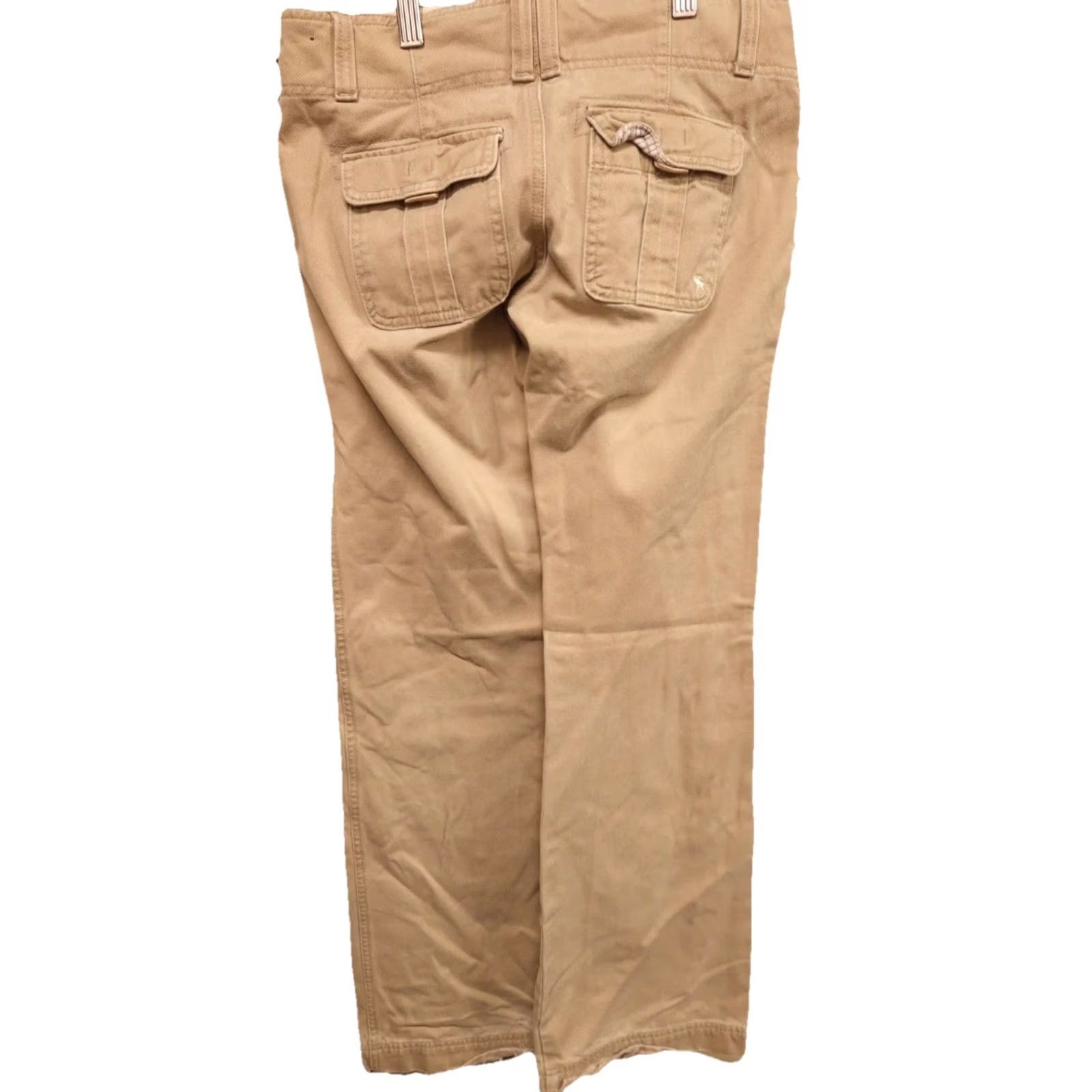 Vintage Abercrombie & Fitch Chino Pants Womens 00R Beige Khaki Straight Casual Cotton Pants Women Size 24" / US 00 / IT 34 - 4 Thumbnail
