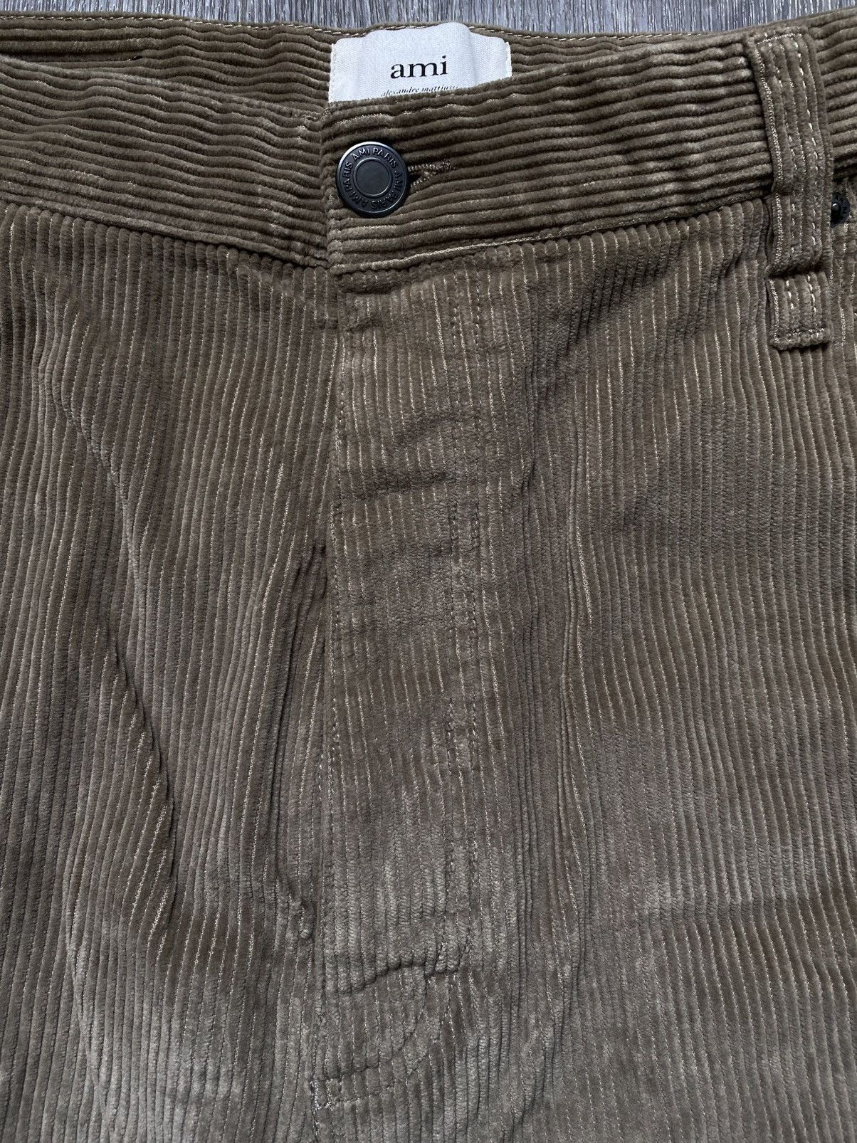 AMI AMI Paris Alexandre Mattiussi Velvet Corduroy Casual Trouser Size US 32 / EU 48 - 8 Thumbnail