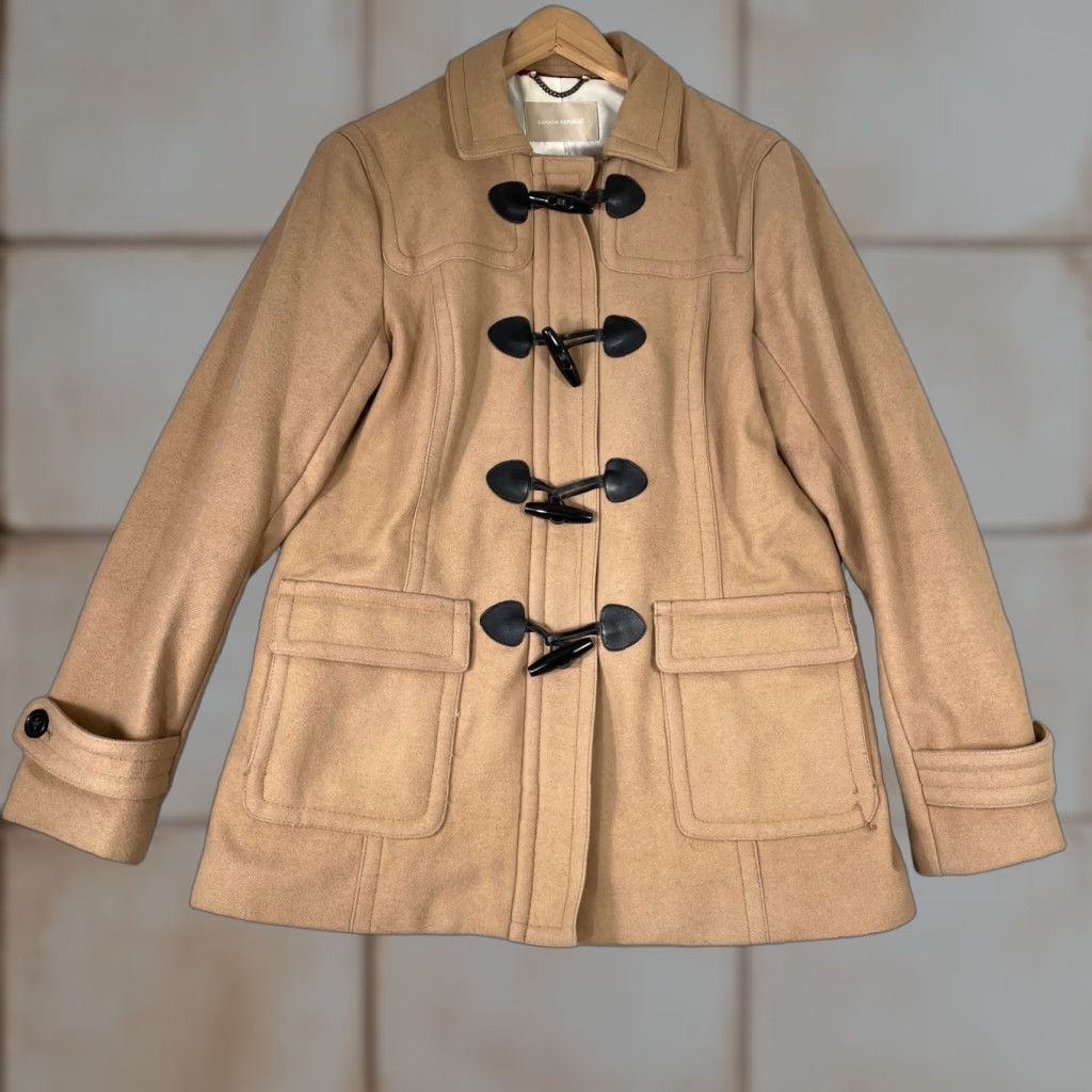 Banana Republic VINTAGE Banana Republic Duffle Coat Womens M Camel Wool Blend Toggle Jacket Size M / US 6-8 / IT 42-44 - 1 Thumbnail