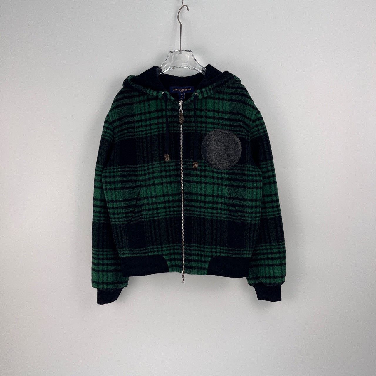 Louis Vuitton Louis Vuitton Green plaid leather badge logo wool alpaca ho Size US S / EU 44-46 / 1 - 3 Thumbnail