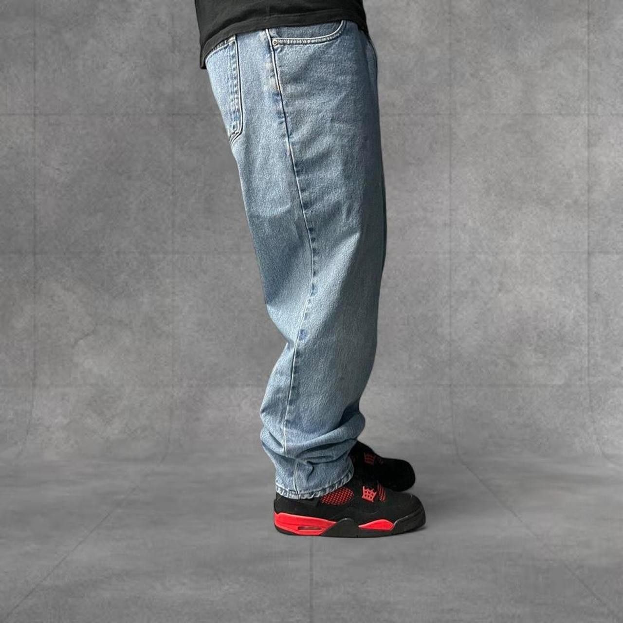 Vintage Crazy Vintage Y2K/2000s Skater Style Essential Light Wash Denim jeans! Size US 38 / EU 54 - 2 Thumbnail