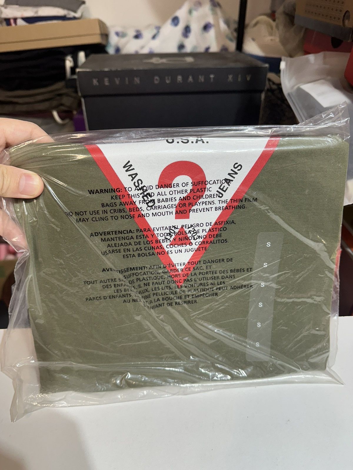 Guess Guess Classic Logo Tee Green Size US S / EU 44-46 / 1 - 2 Thumbnail