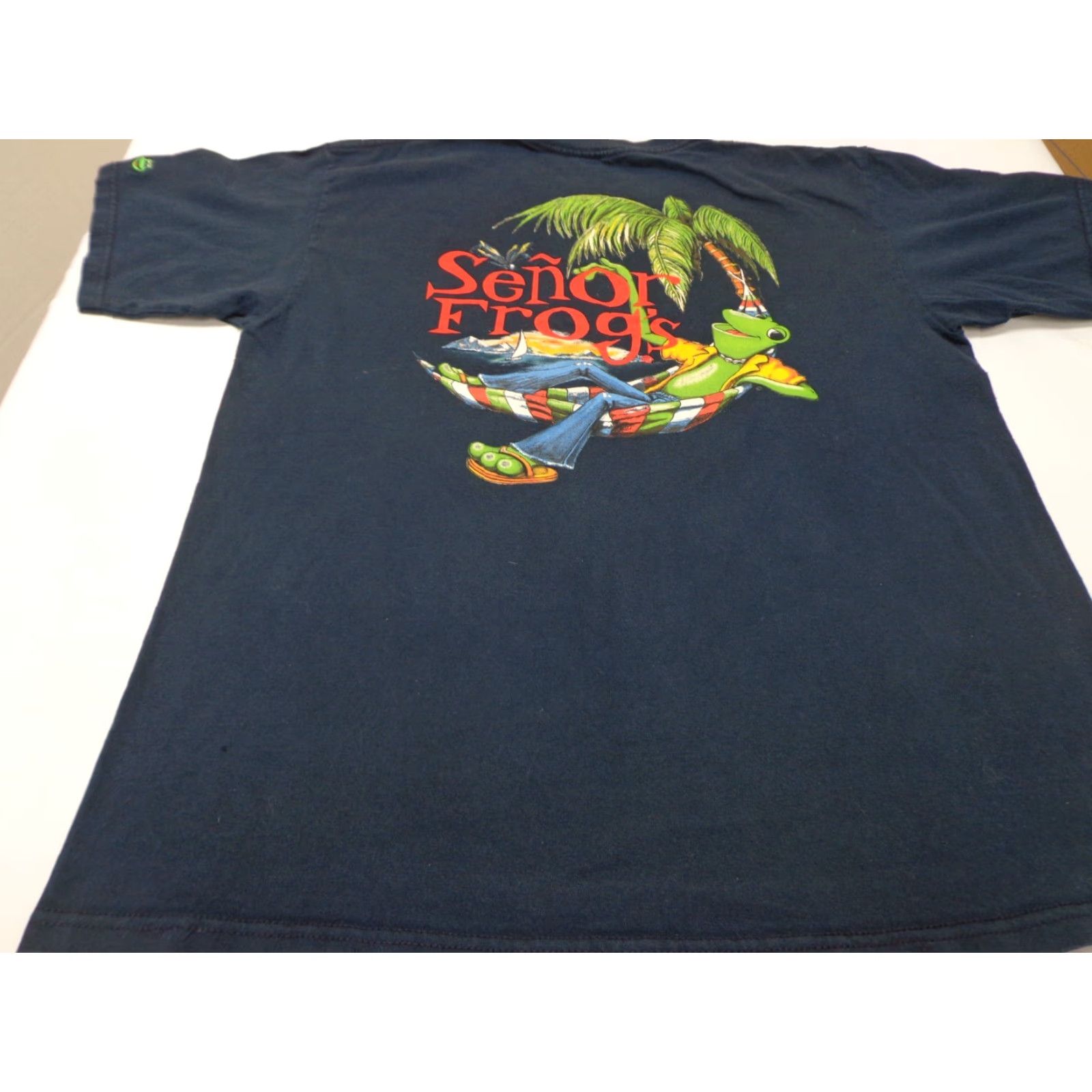 Vintage Senor Frogs T Shirt Men Short Sleeve Blue L Large Puerto Rico Flaws Size US L / EU 52-54 / 3 - 2 Thumbnail