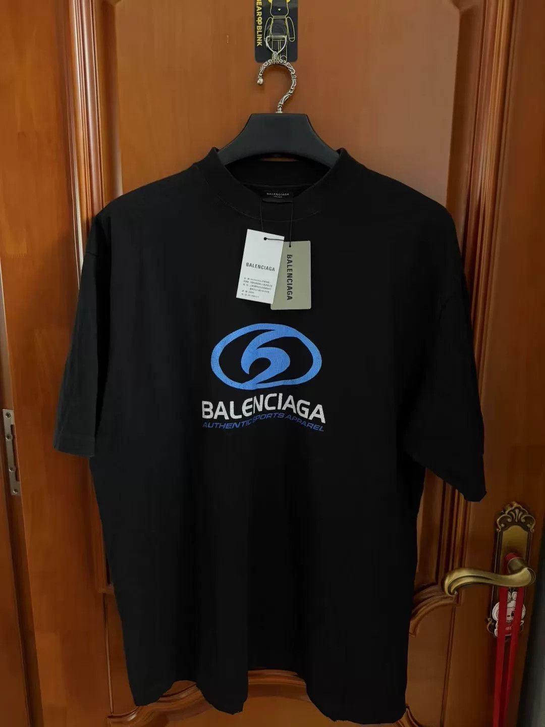 Balenciaga Balenciaga Wave Logo Short Sleeve T-Shirt M Size US M / EU 48-50 / 2 - 1 Thumbnail