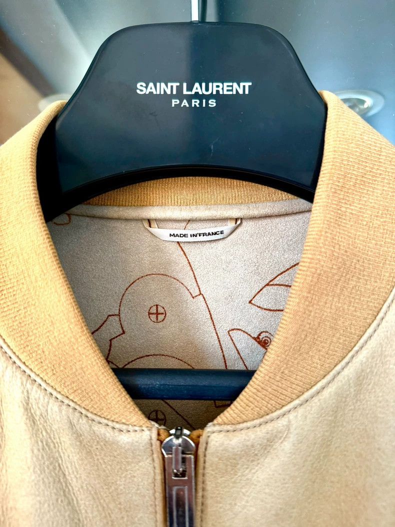 Hermes hermes Light Brown Suede Pegasus Jacket 2504-Nextarrow Size US L / EU 52-54 / 3 - 3 Thumbnail