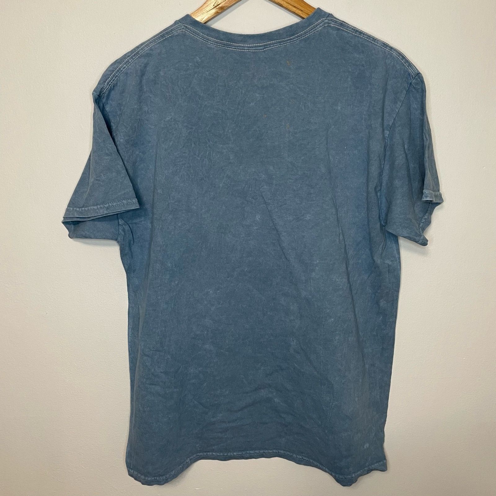 Nirvana Nirvana Blue Graphic Tee FLAWED L Unisex Logo Short Sleeve Size L / US 10 / IT 46 - 3 Thumbnail