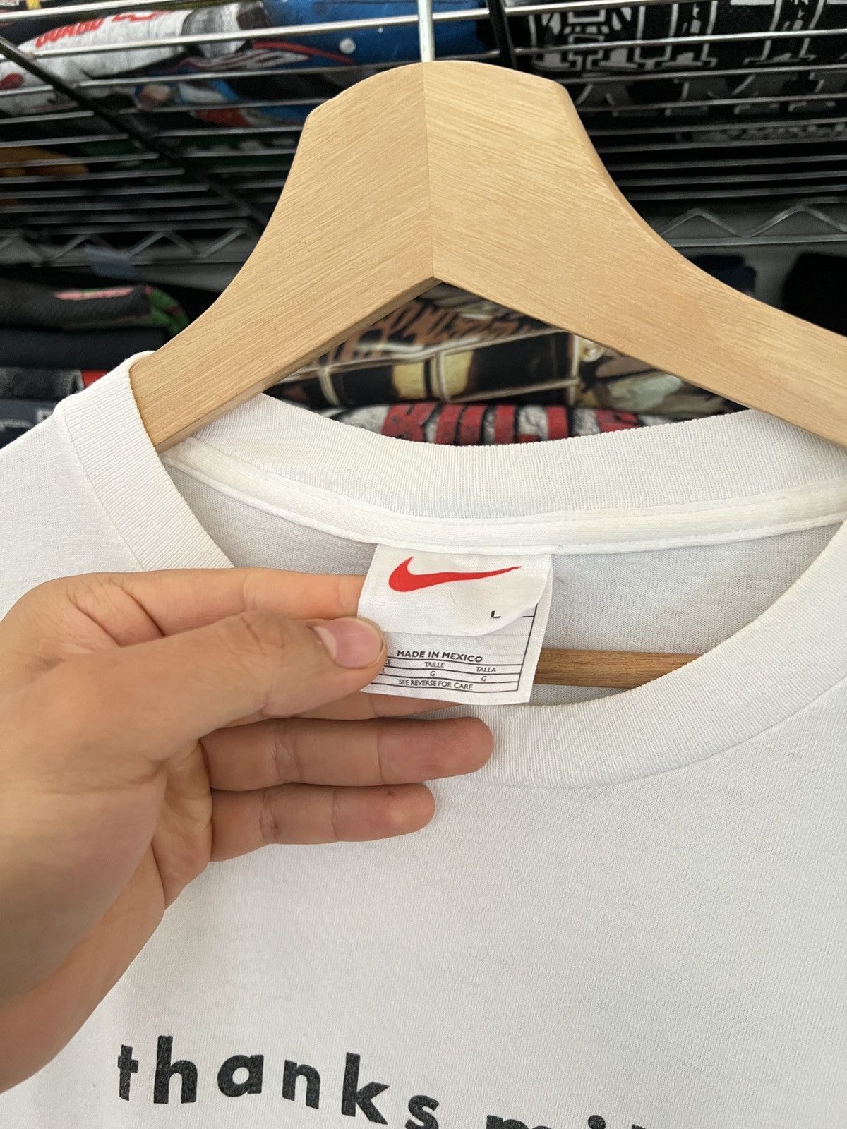 Nike 90s Thanks Mike for Inspiring Us Michael Jordan NBA Tee Size US L / EU 52-54 / 3 - 5 Thumbnail