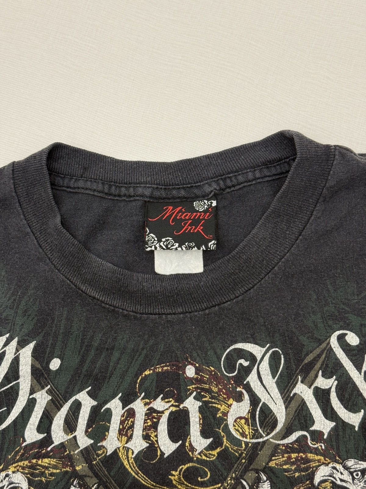 Affliction Vintage 2000s Miami Ink Affliction Style Y2K Skull Fits XL Size US XL / EU 56 / 4 - 4 Thumbnail