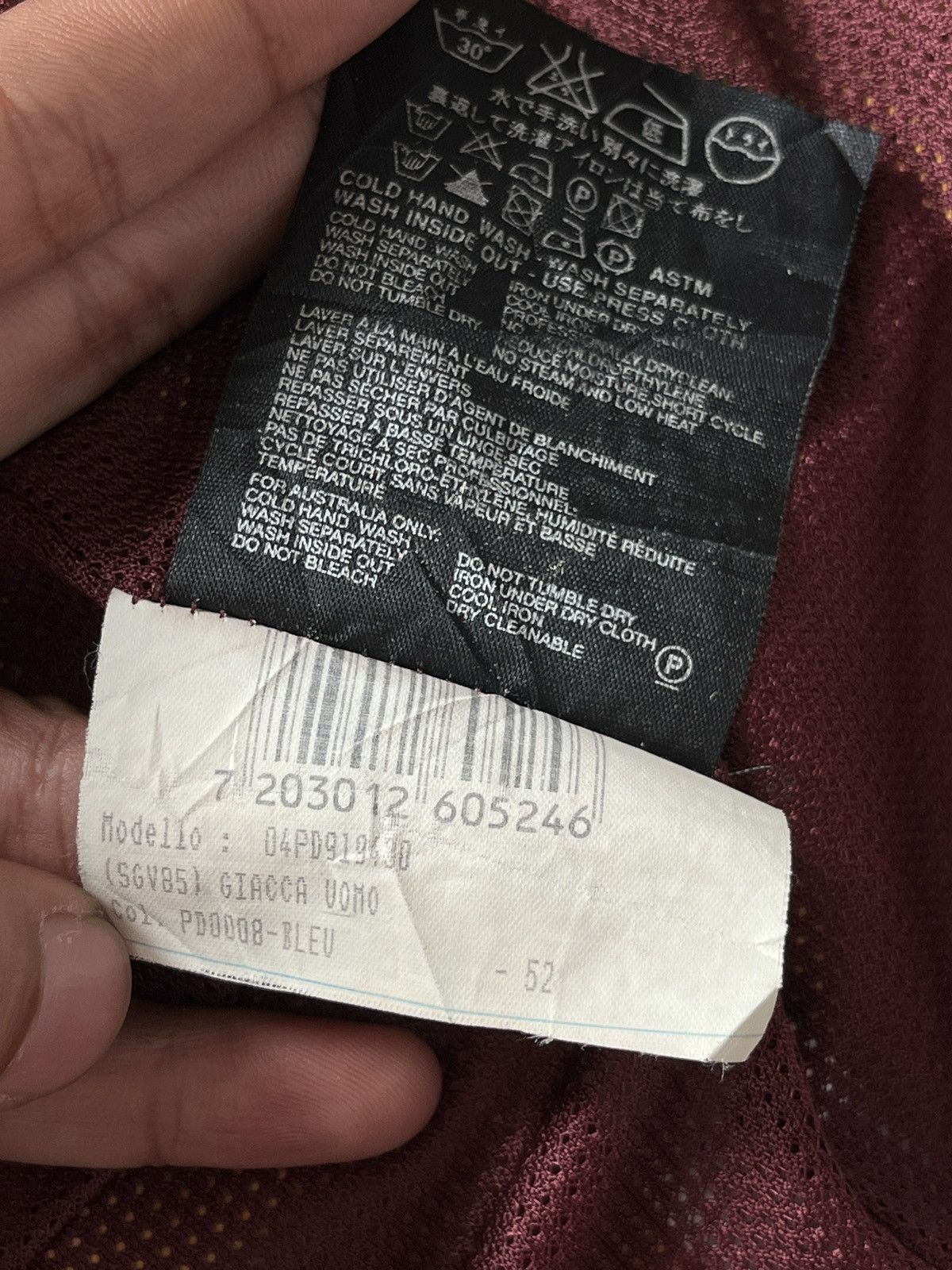 00’s Prada Sport Gore-tex Navy Blue Jacket